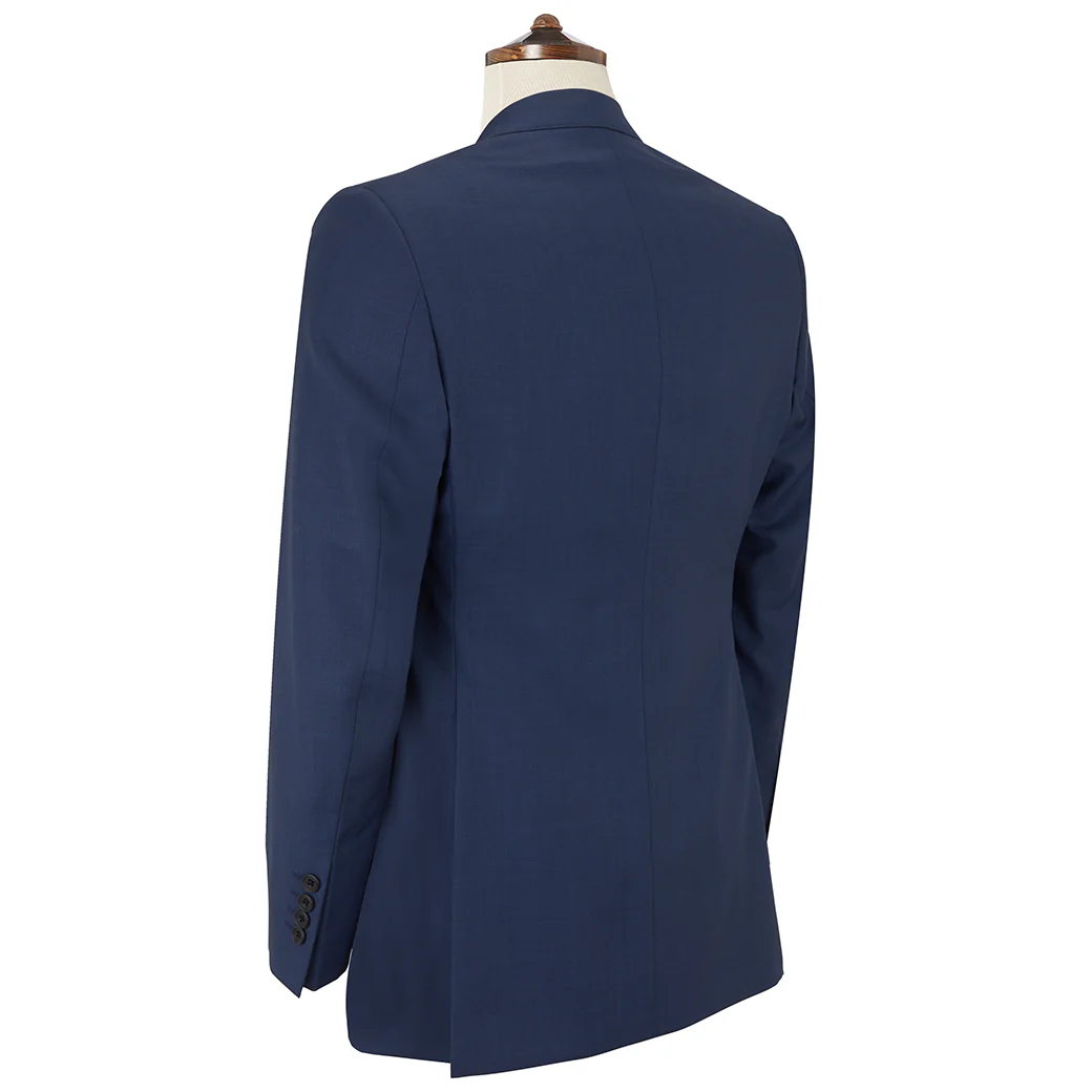 Burlington Light Navy Sharkskin Suit - Image 2