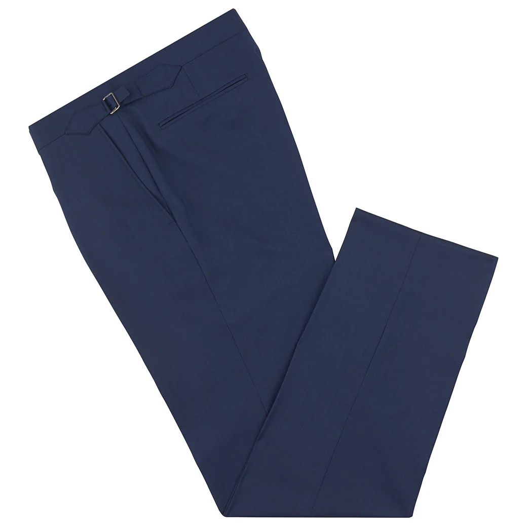 Burlington Light Navy Sharkskin Suit - Image 4