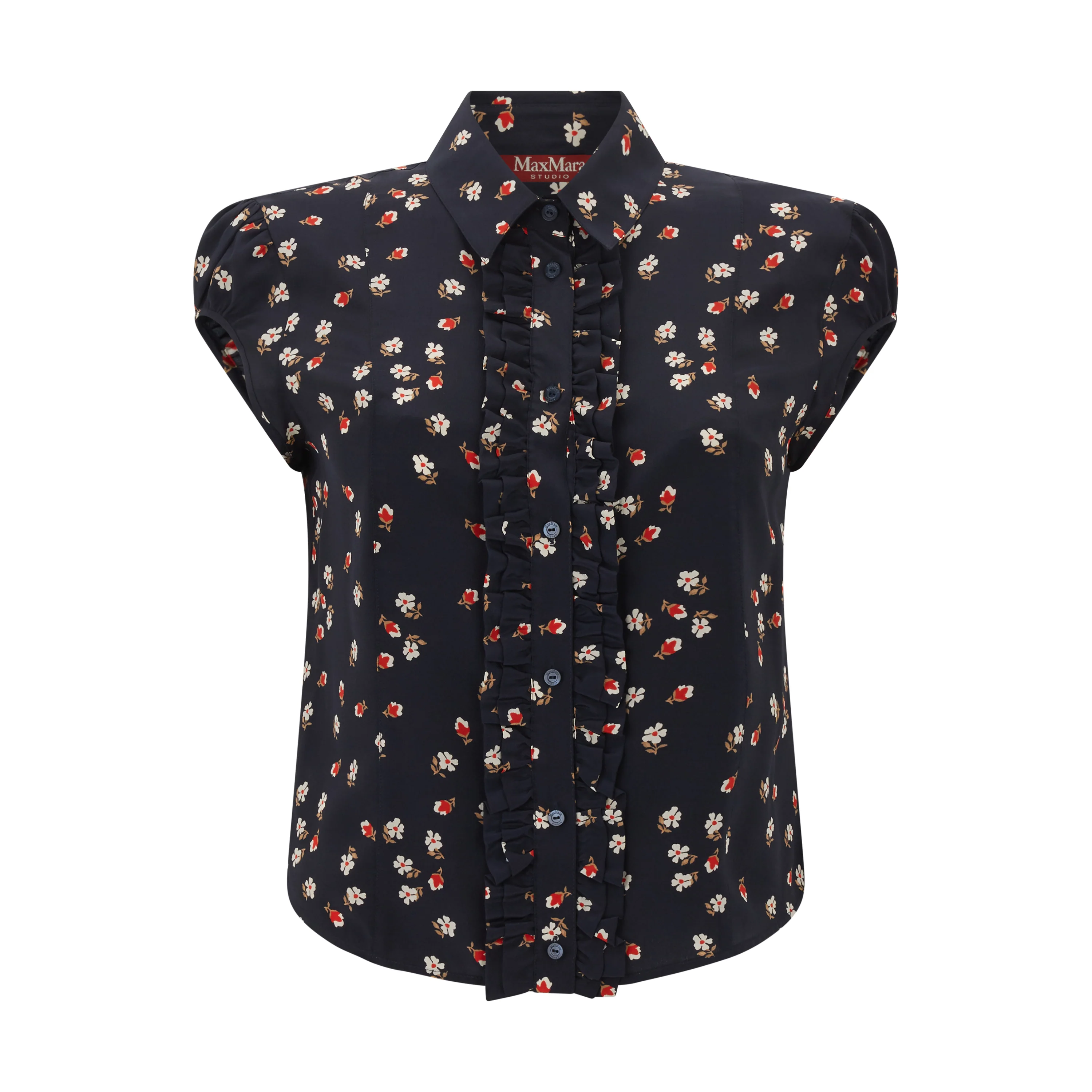 Canale Silk Flower Top