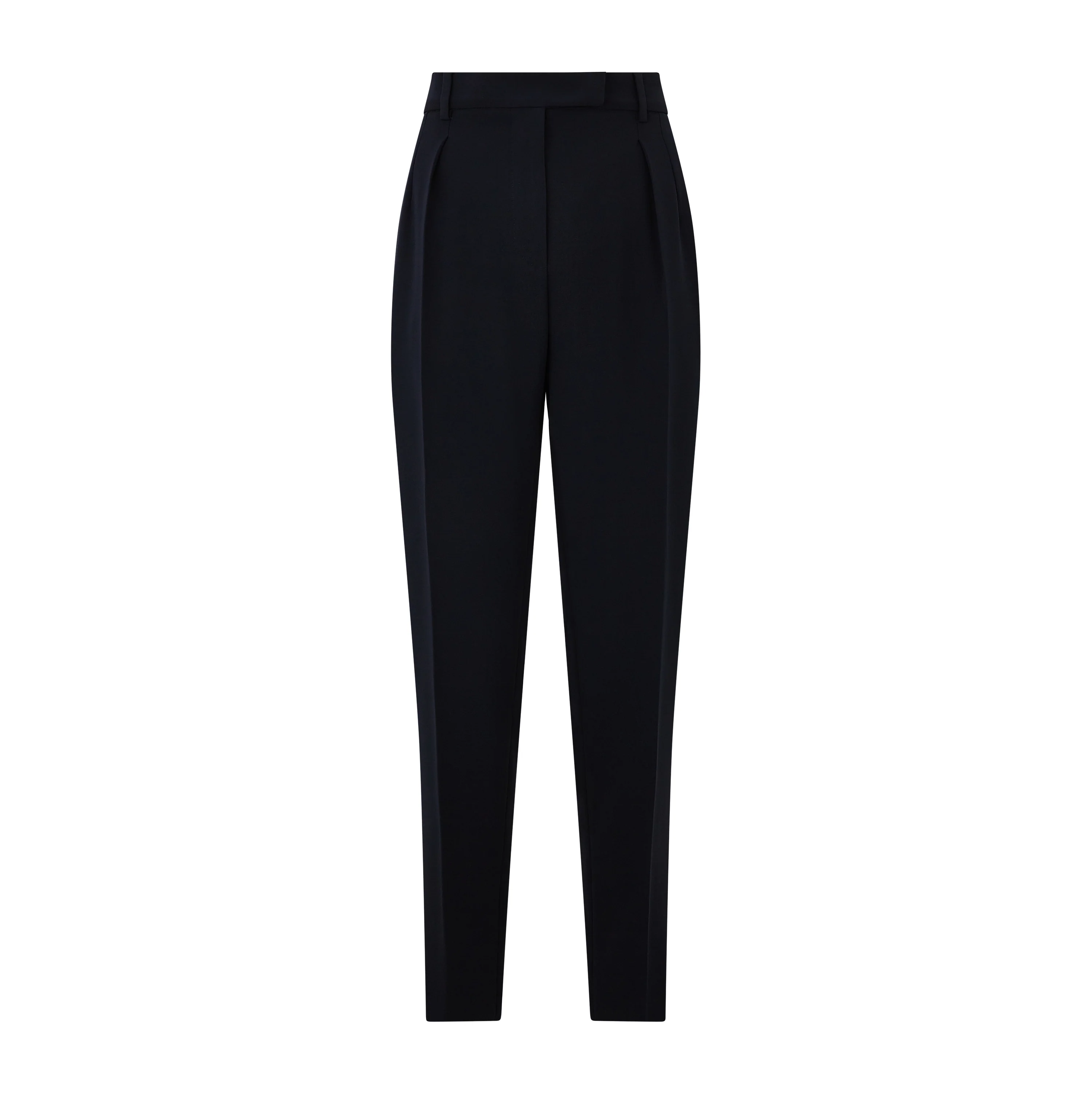 Canditi Tailored Cady Pleated Cropped Trouser