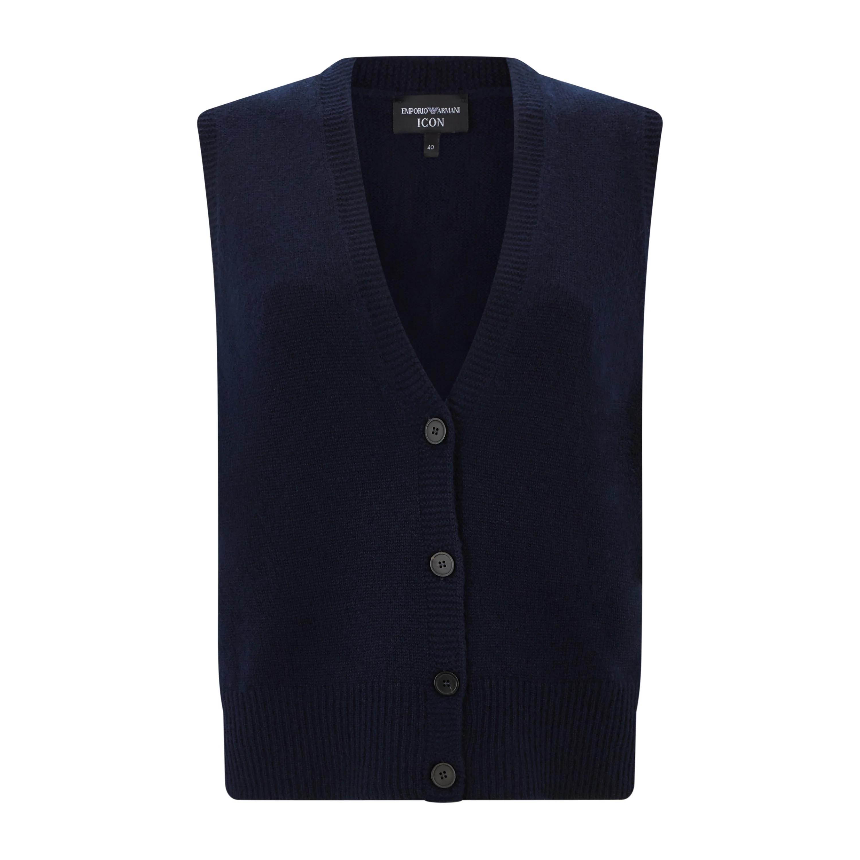 Cashmere Cardigan Vest