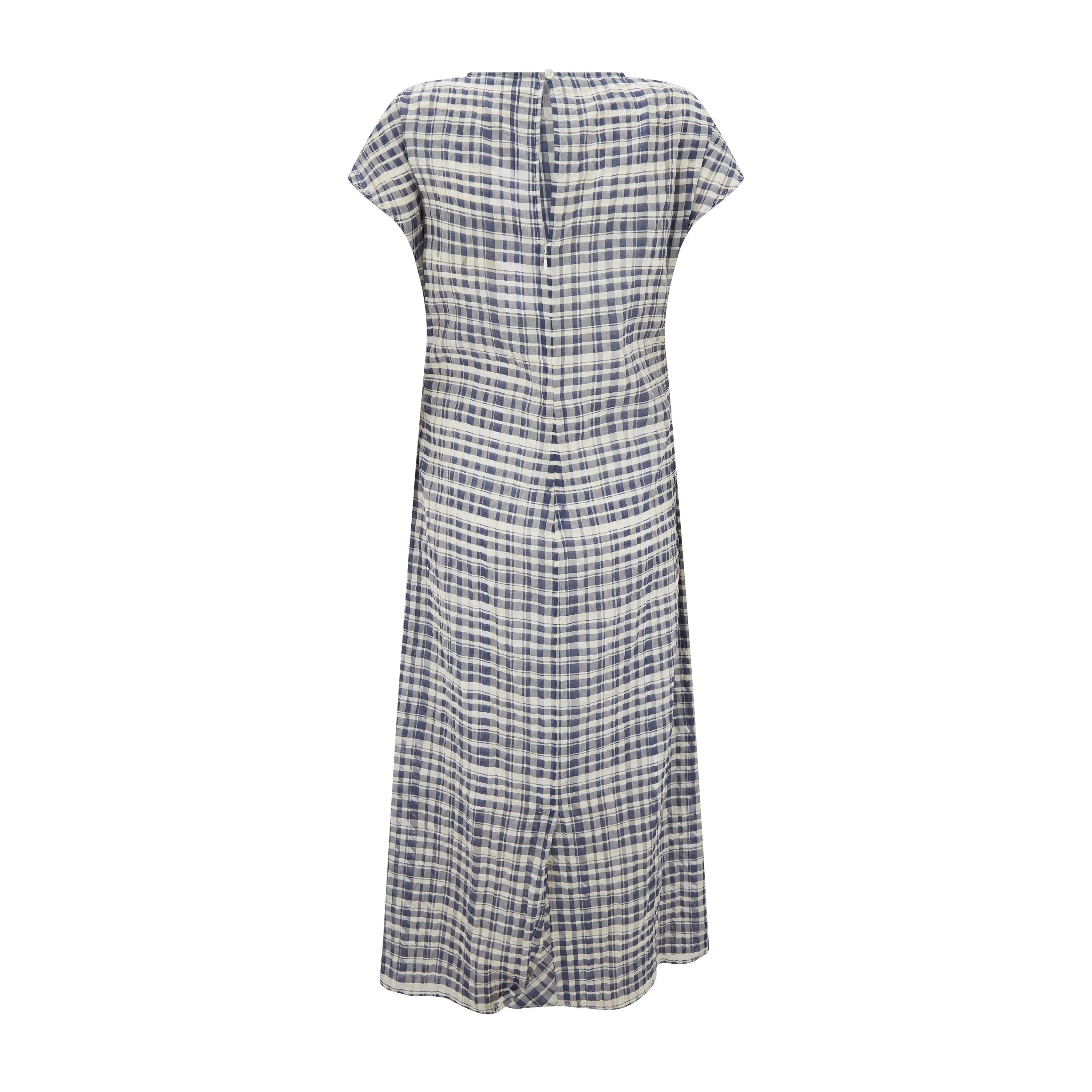 Check Tie Up Dress - Image 2
