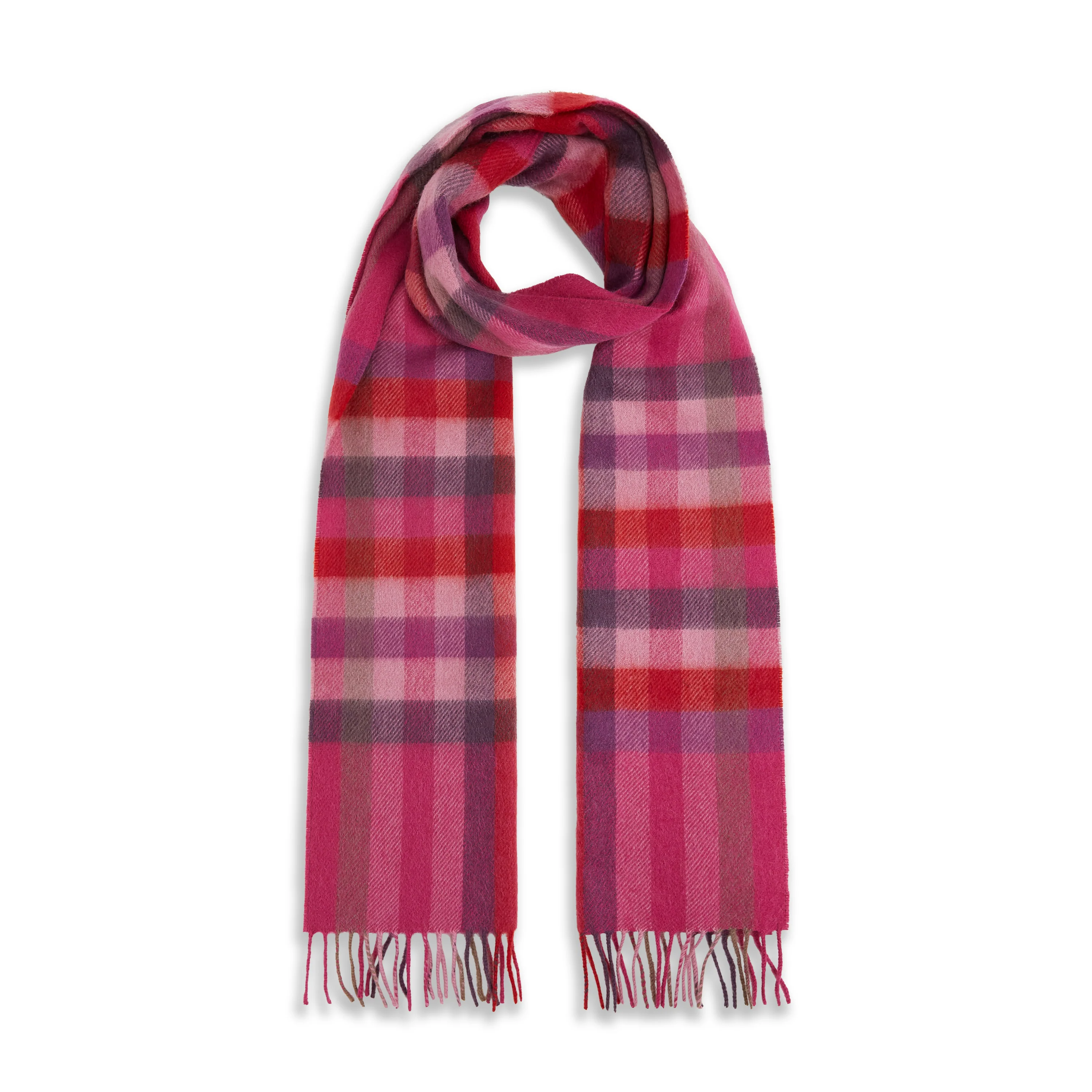 Classic Check Ripple Cashmere Scarf