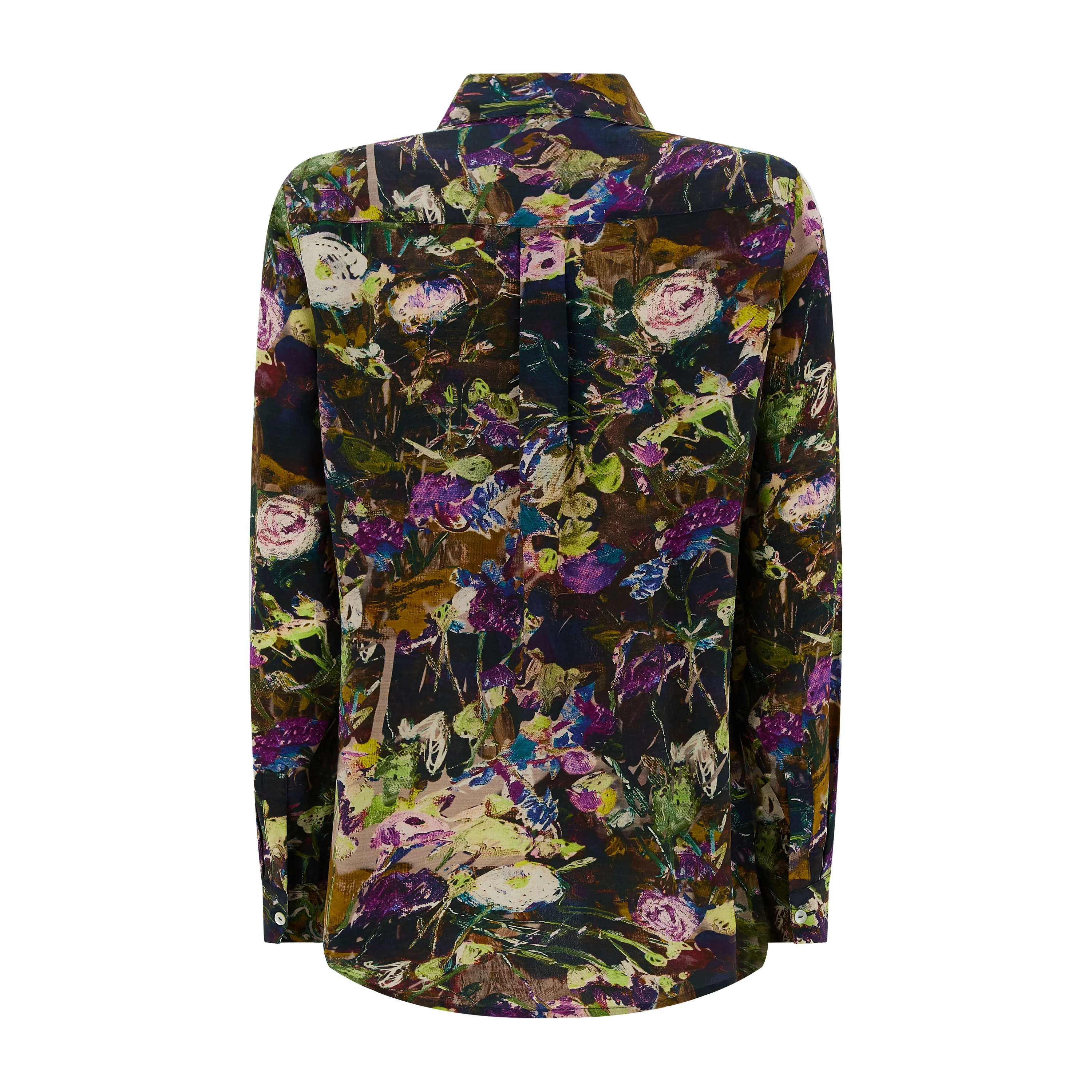 Concordia Wild Garden Silk Crepe De Chine Shirt - Image 2
