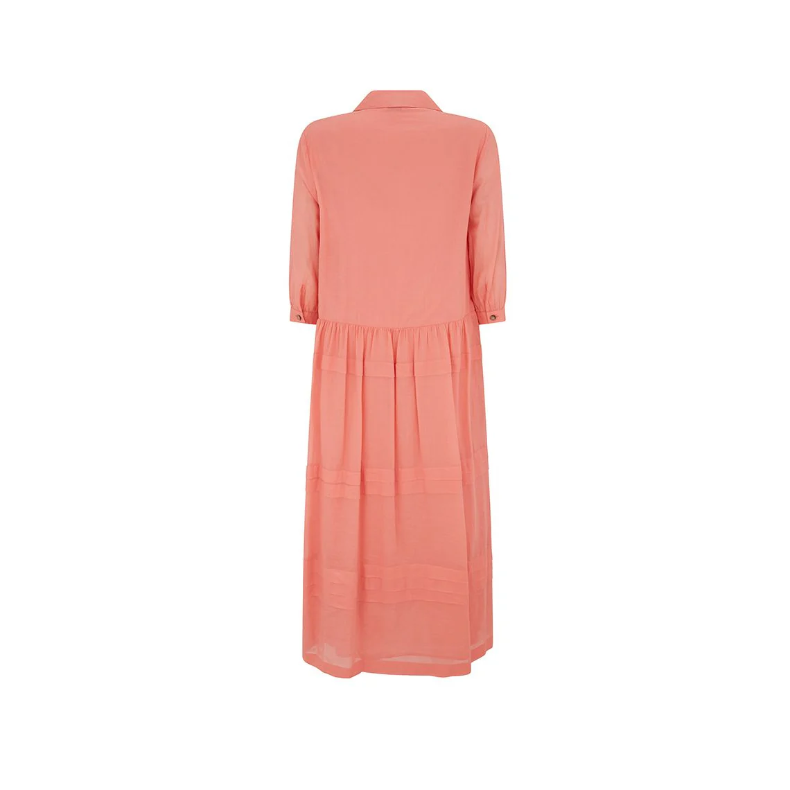 Cotton Leaf Collar Dress - Image 2