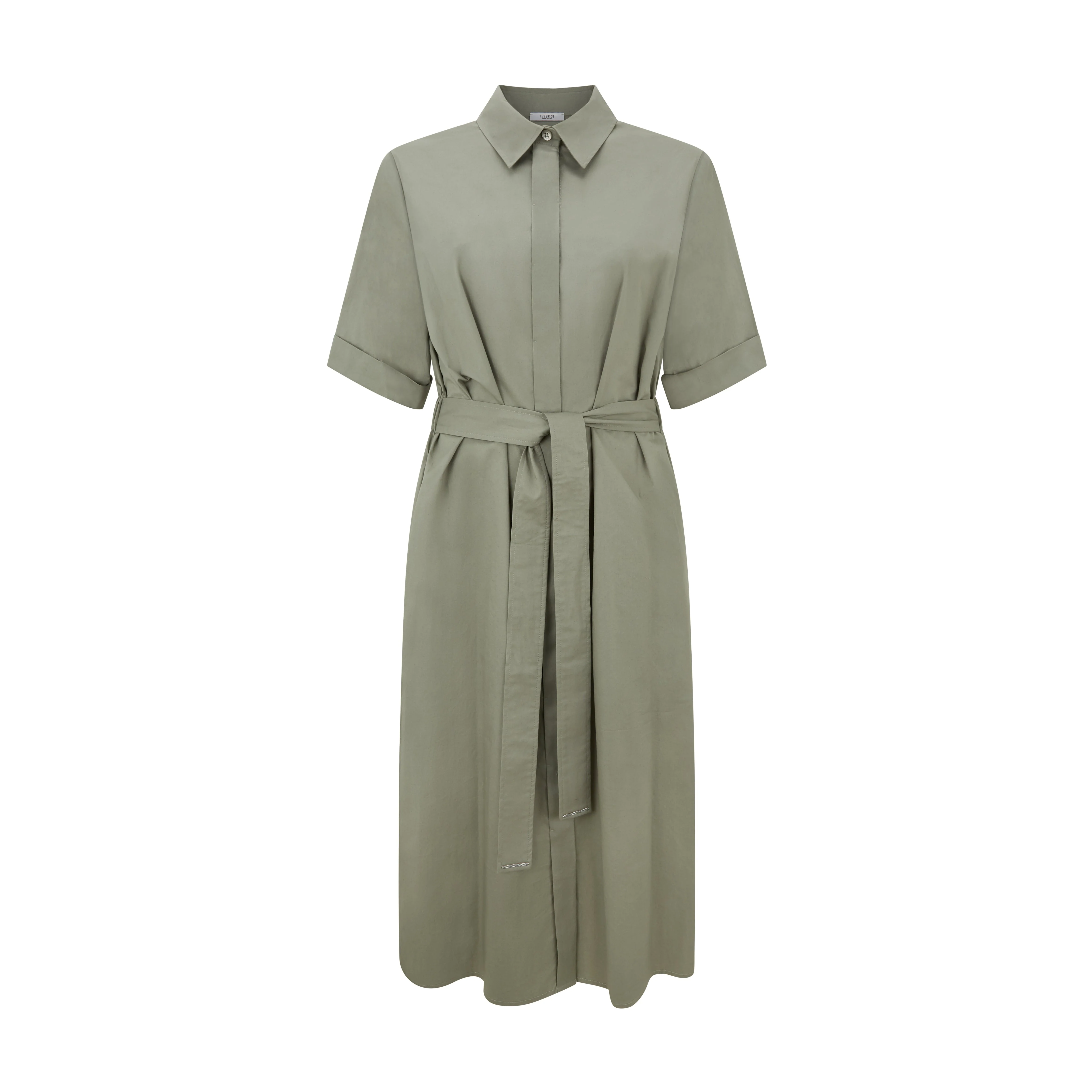 Cotton Poplin Shirt Dress