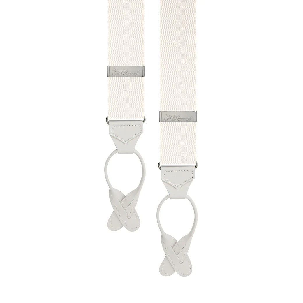 Cream Barathea Braces
