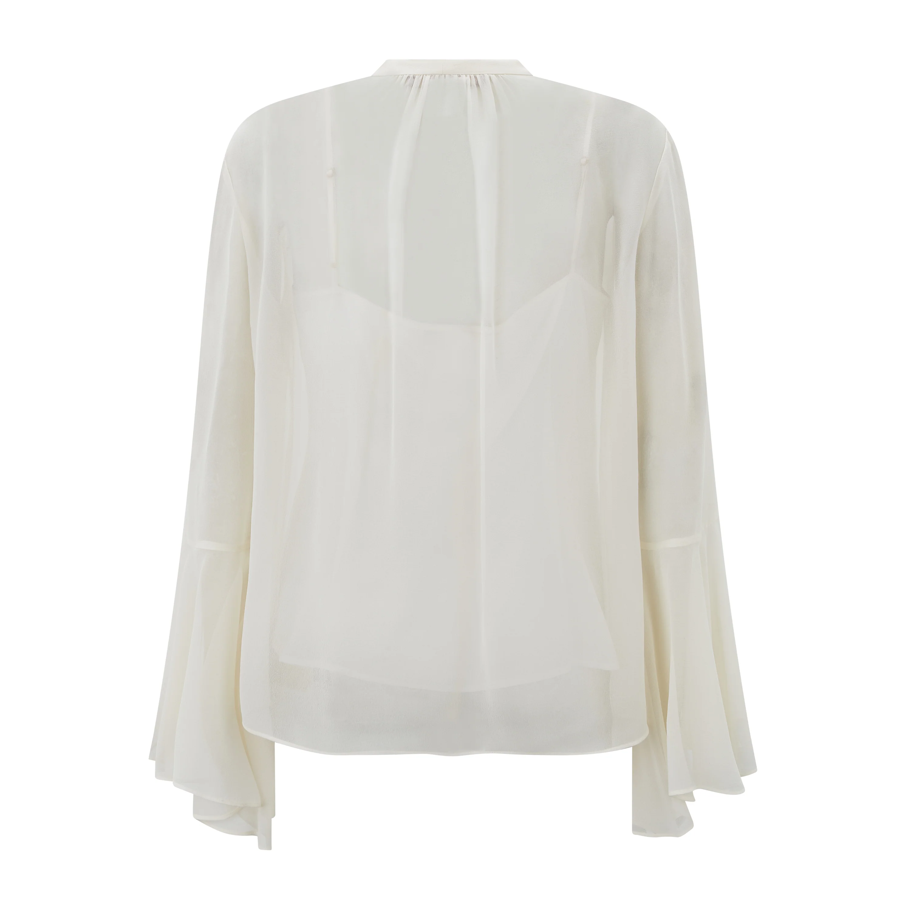 Cuba Cravatte Georgette Silk Blouse - Image 2