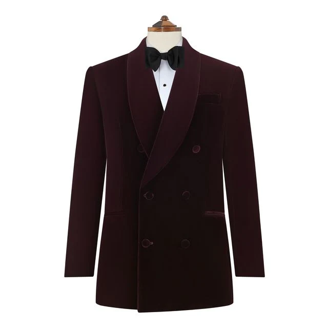 Davenant Aubergine Velvet Jacket