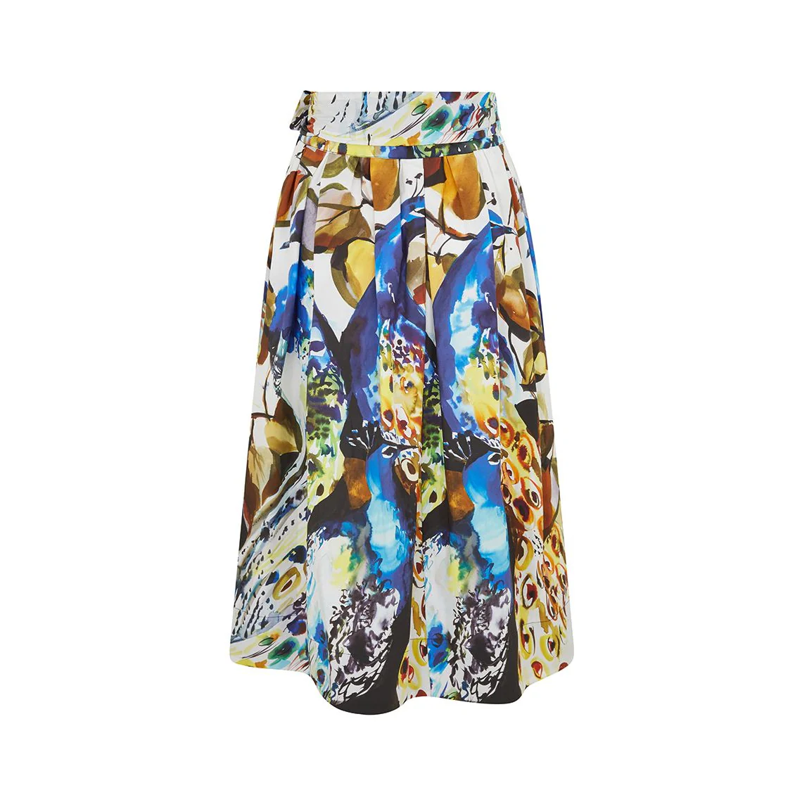 Dede Peacock Belted Skirt - Image 2