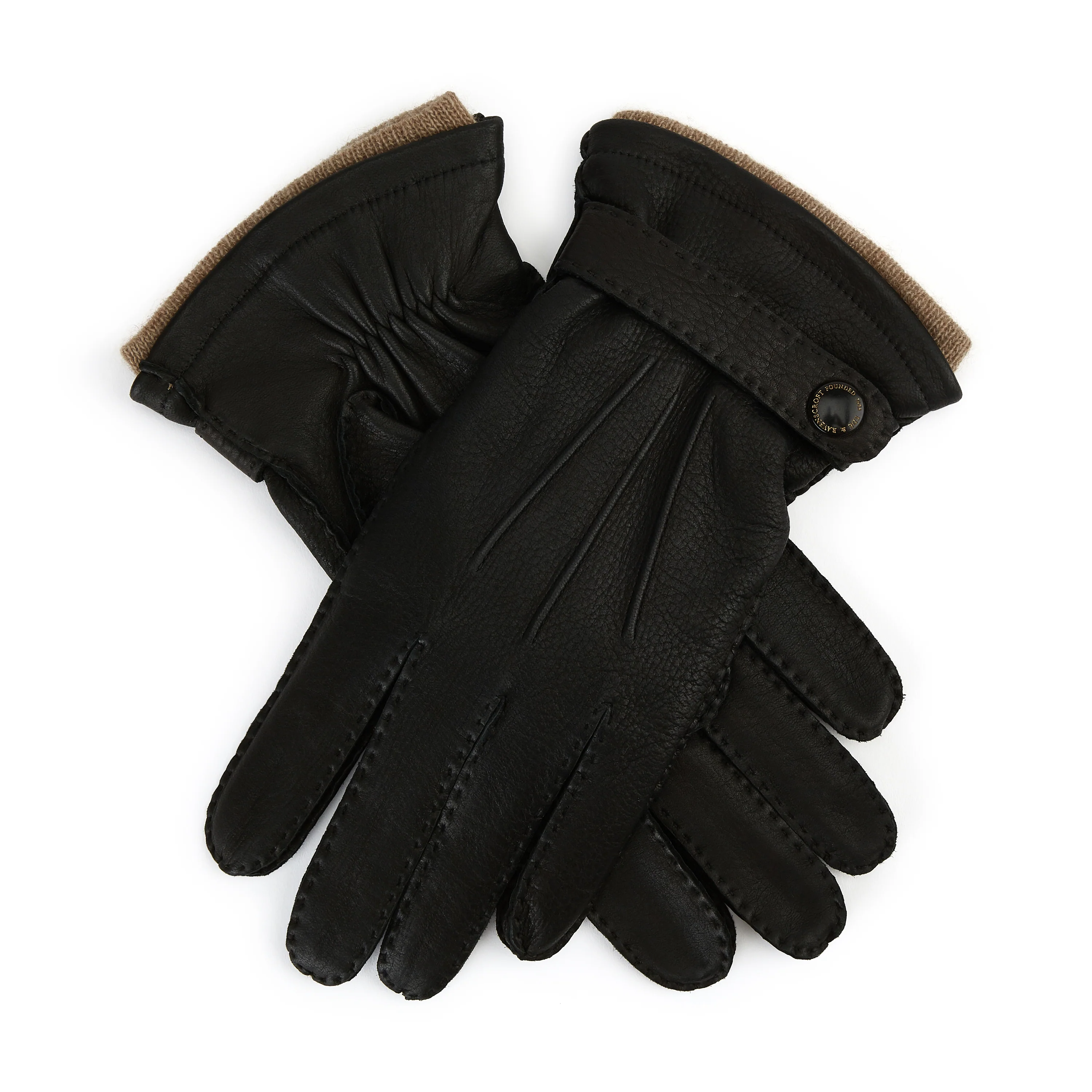 Deerskin Leather Cashmere Lined Glove