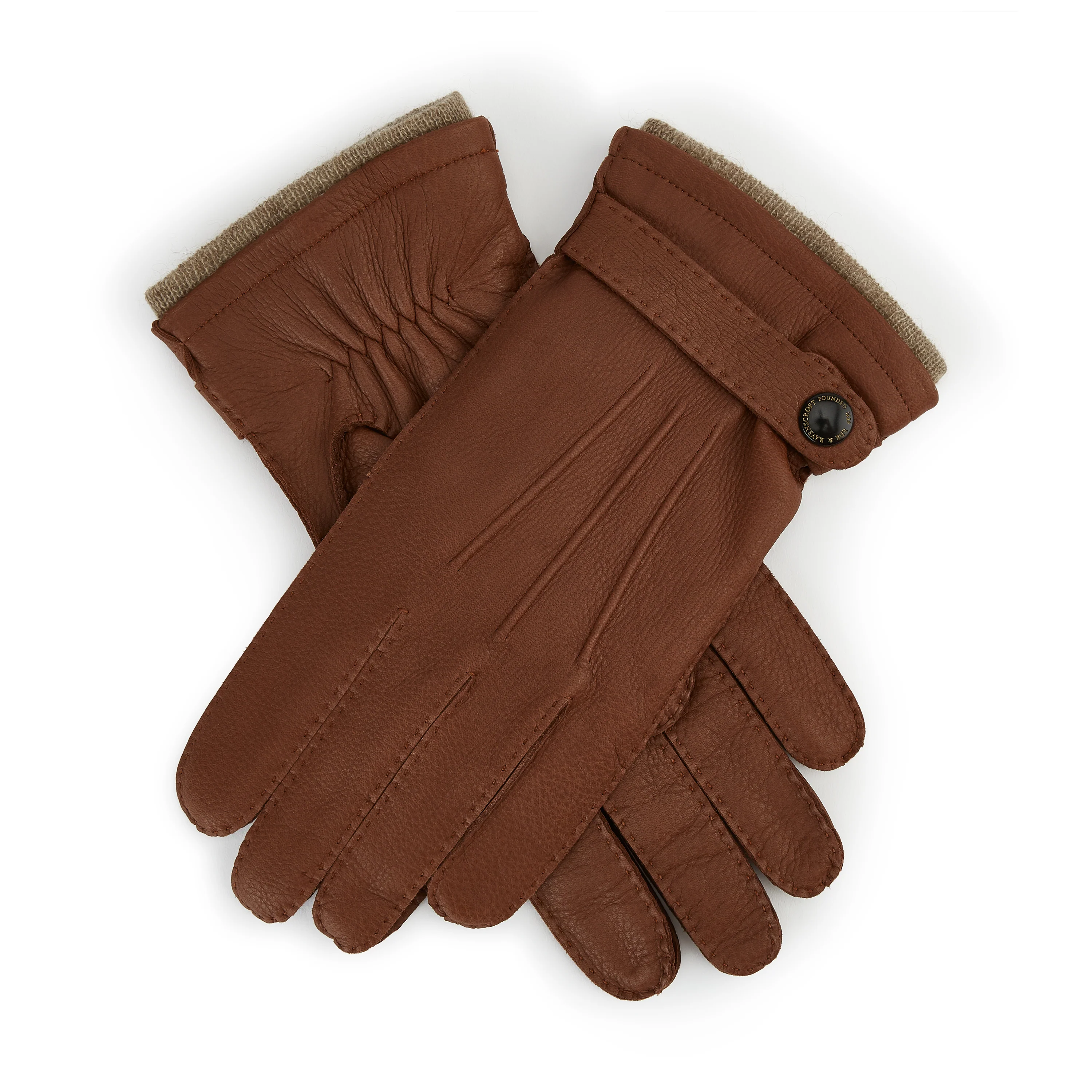 Deerskin Leather Cashmere Lined Glove