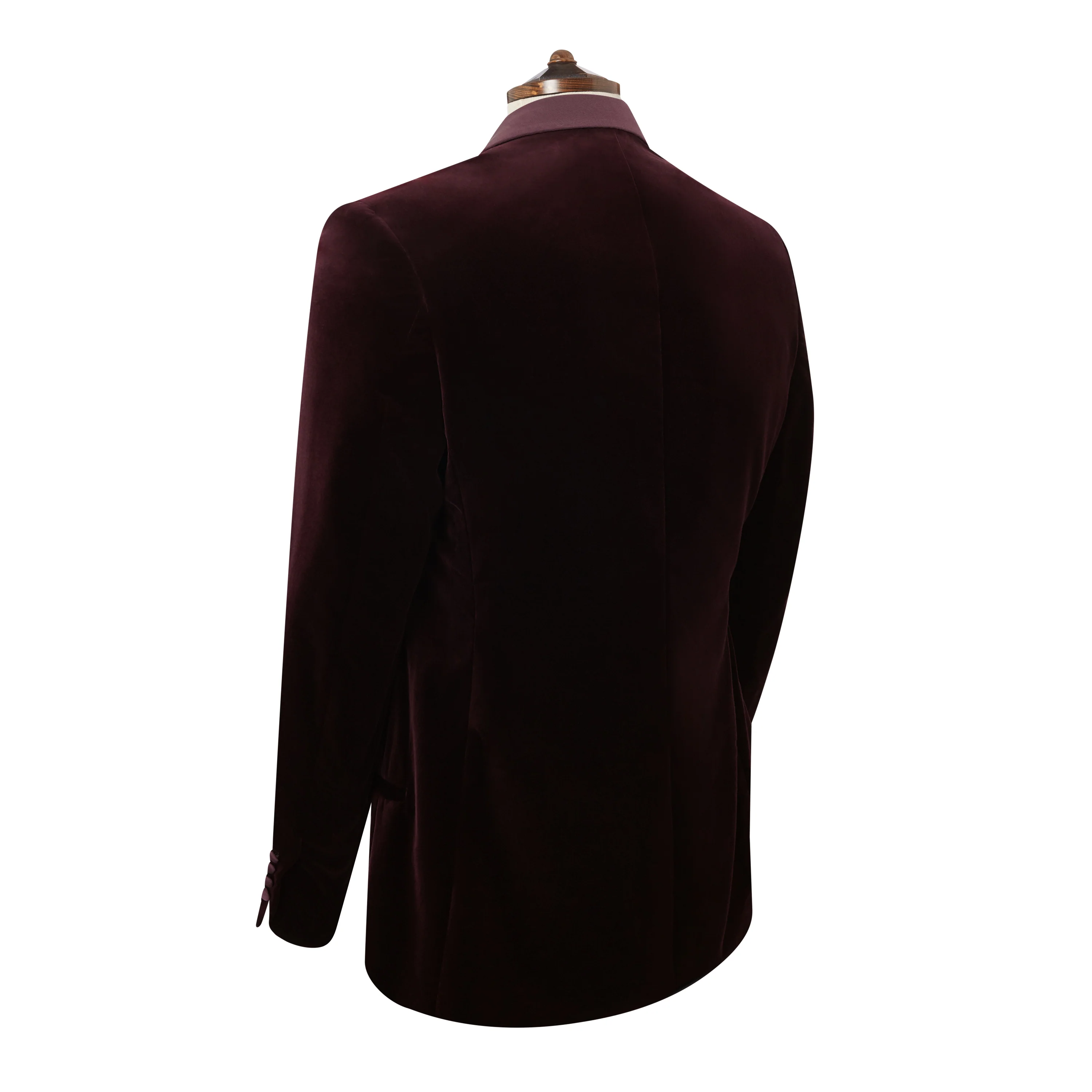 Devere Aubergine Velvet Jacket - Image 2