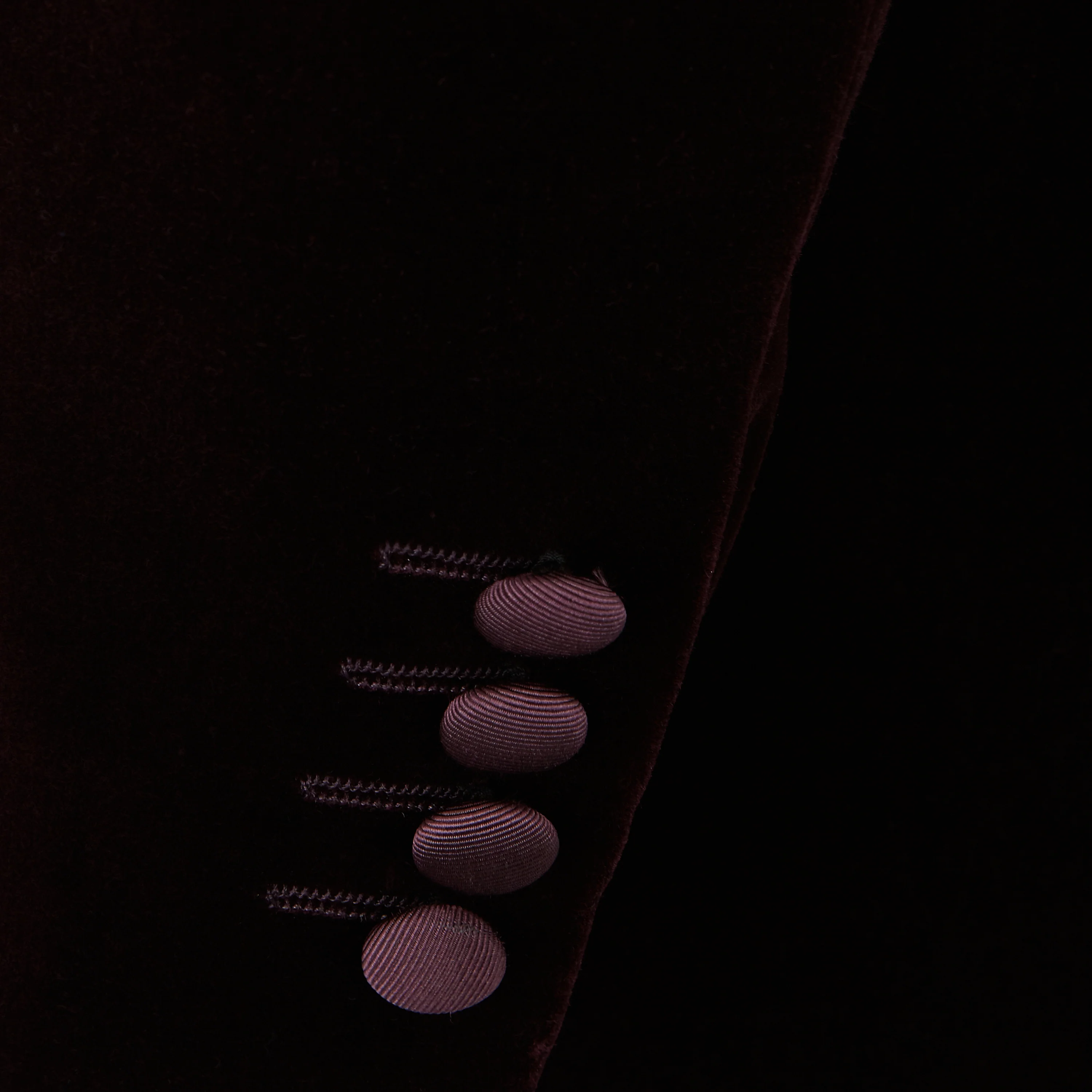 Devere Aubergine Velvet Jacket - Image 3