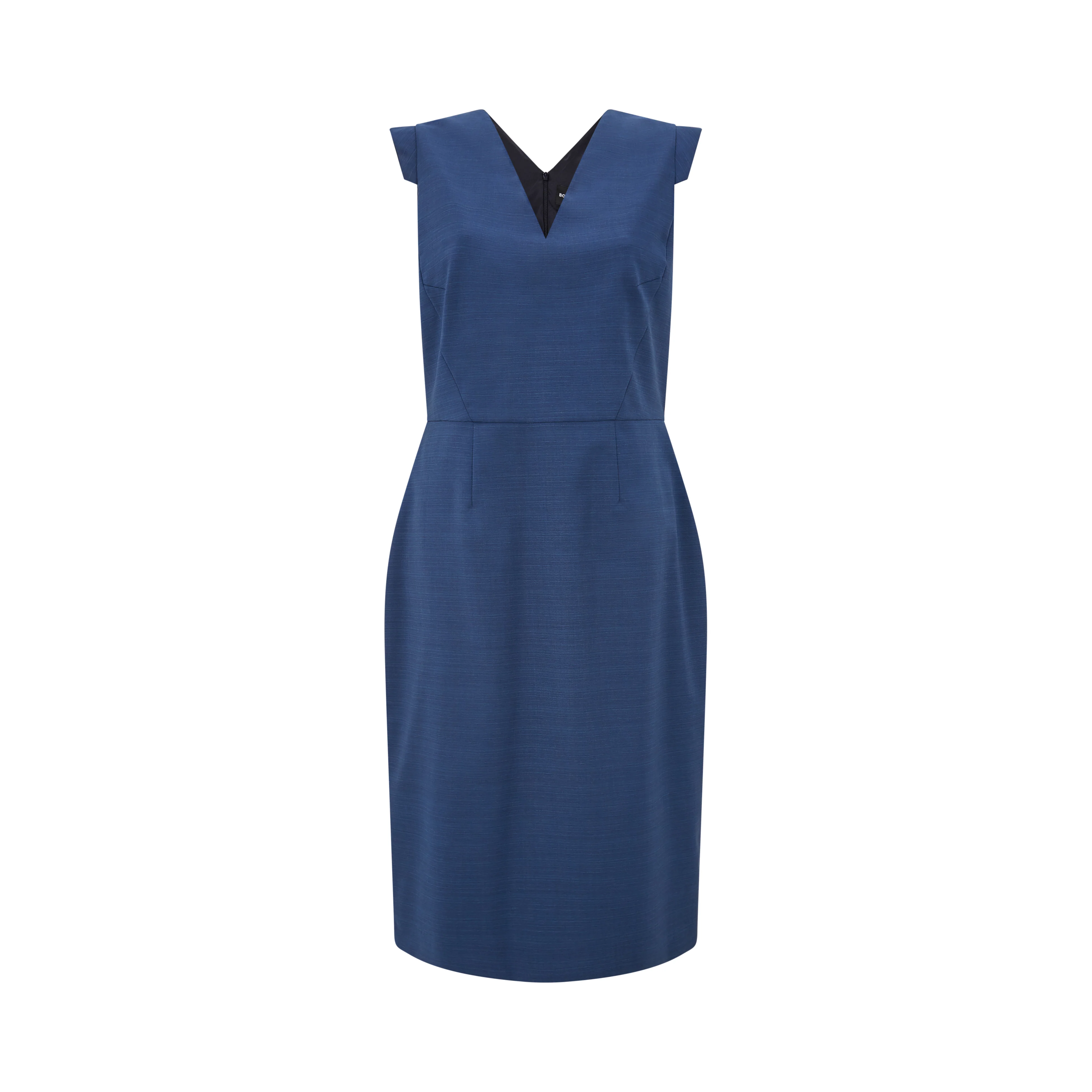 Docia Tailored Melange Wool Dress