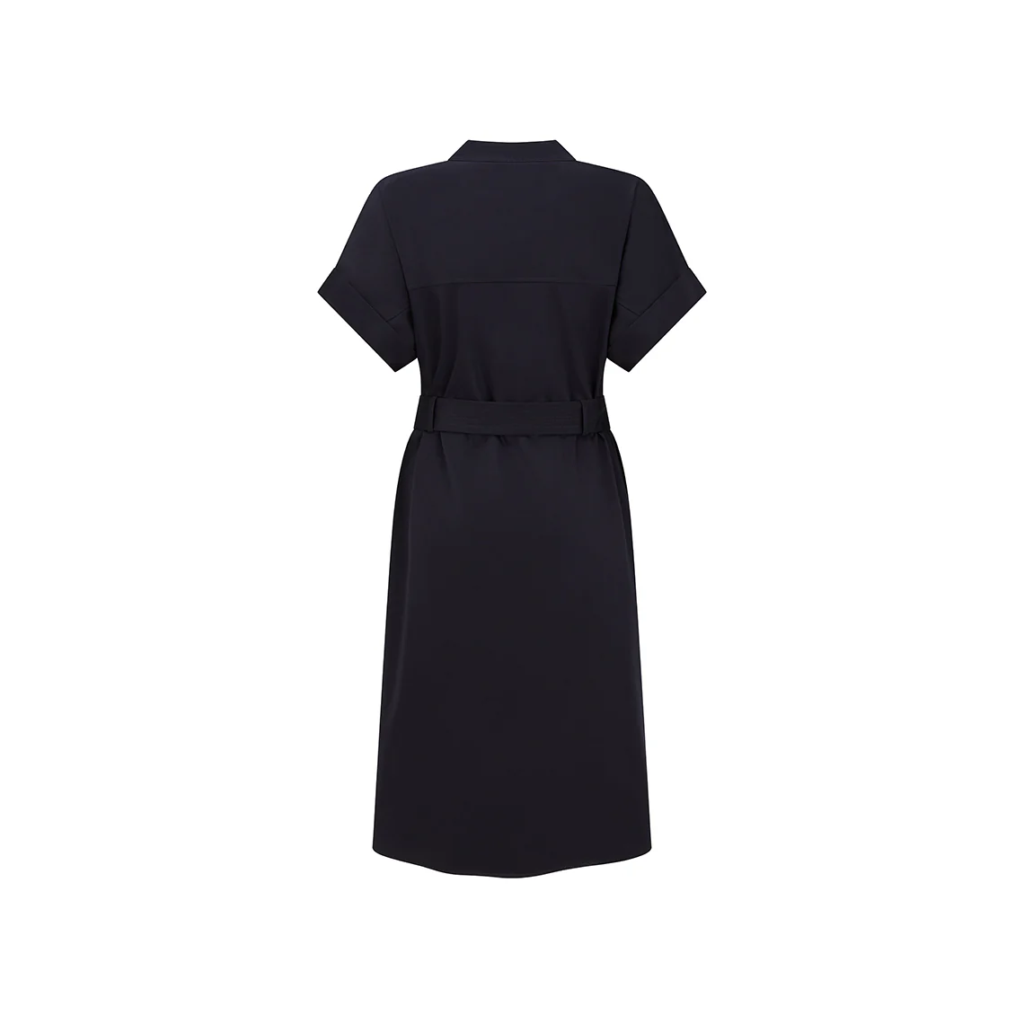Donnara Tailored Navy Dress - Image 2