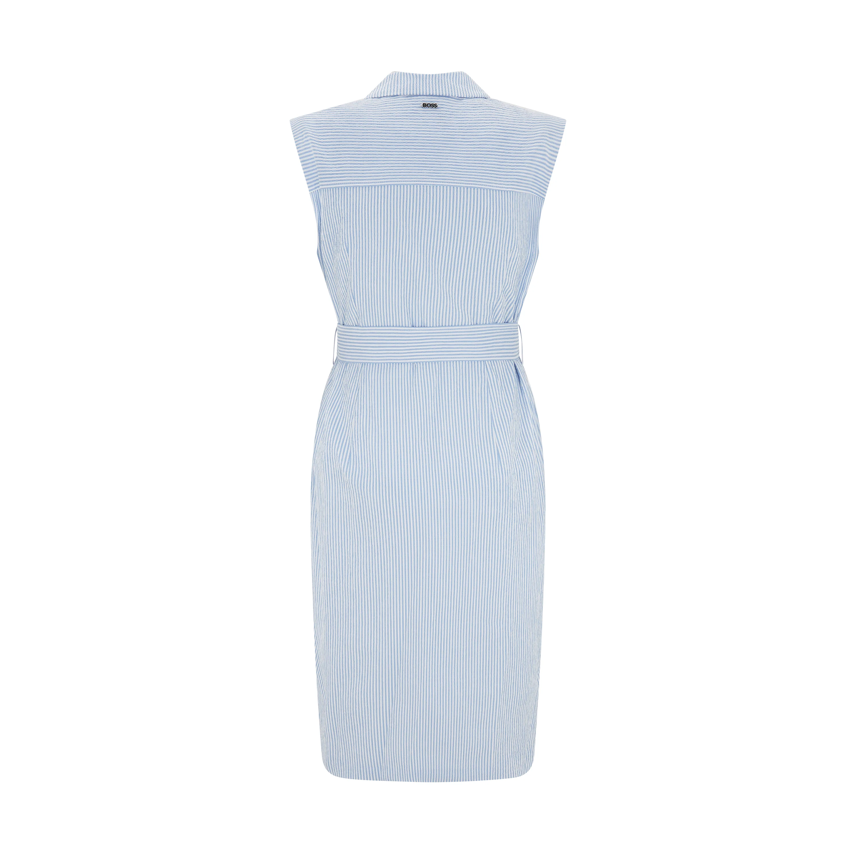 Drupe Seersucker Cotton Dress - Image 2