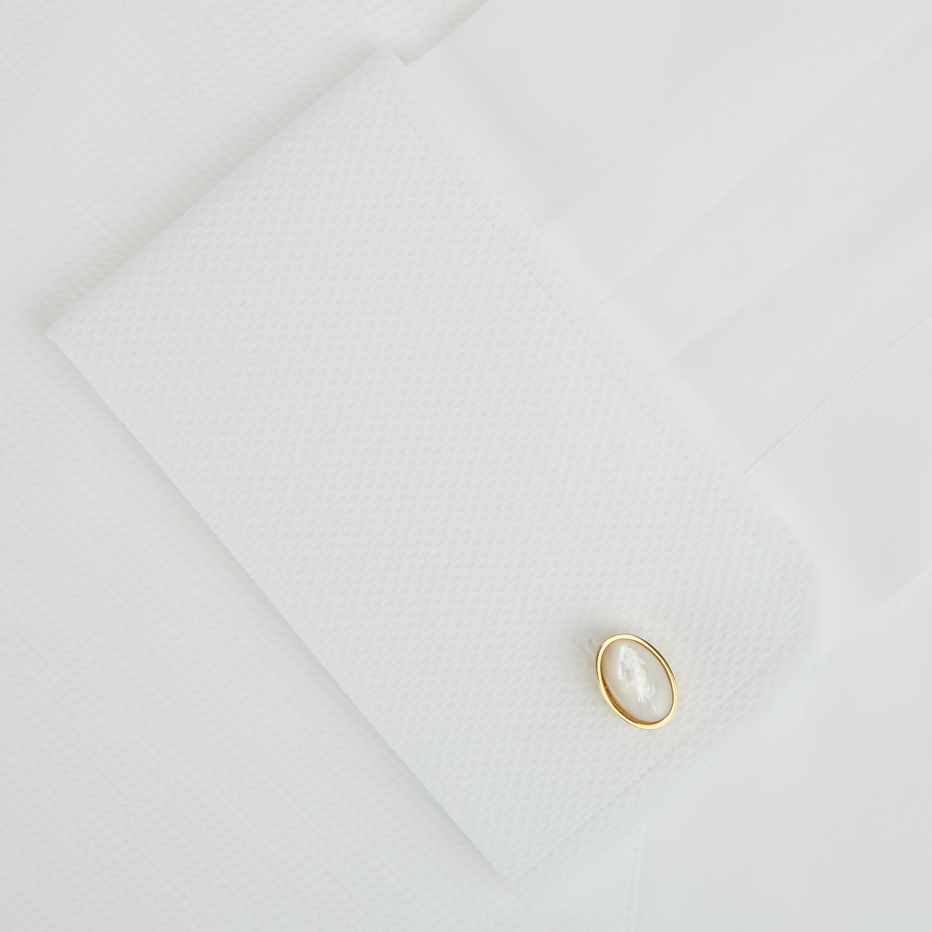 Dryden White Marcella wing collar shirt - Image 4