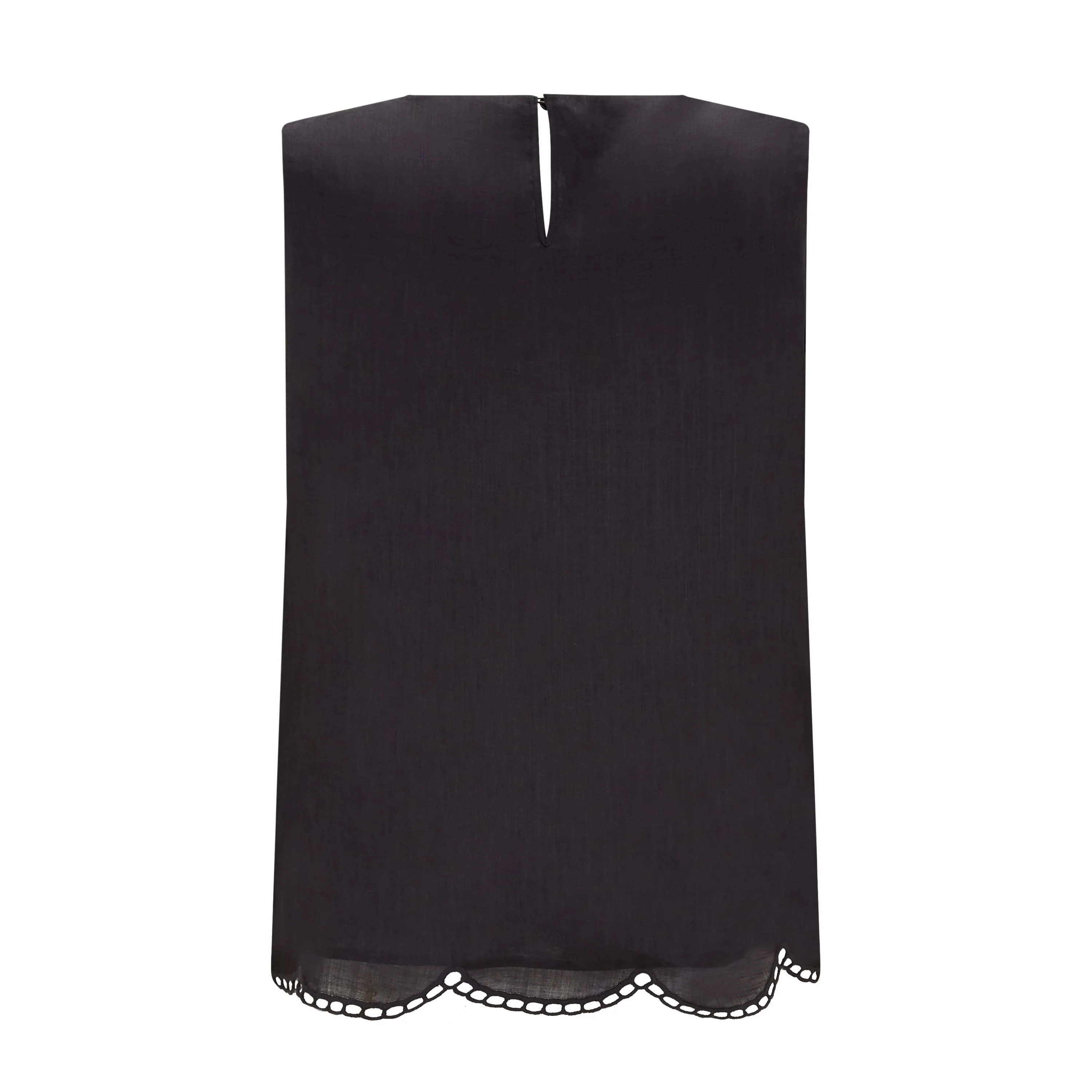 Efeso Tailored Ramie Vest Top - Image 2