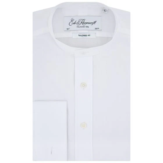 Ellis White Two Fold Cotton Poplin Tunic Shirt