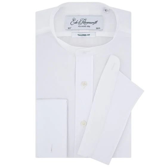 Ellis White Two Fold Cotton Poplin Tunic Shirt - Image 2