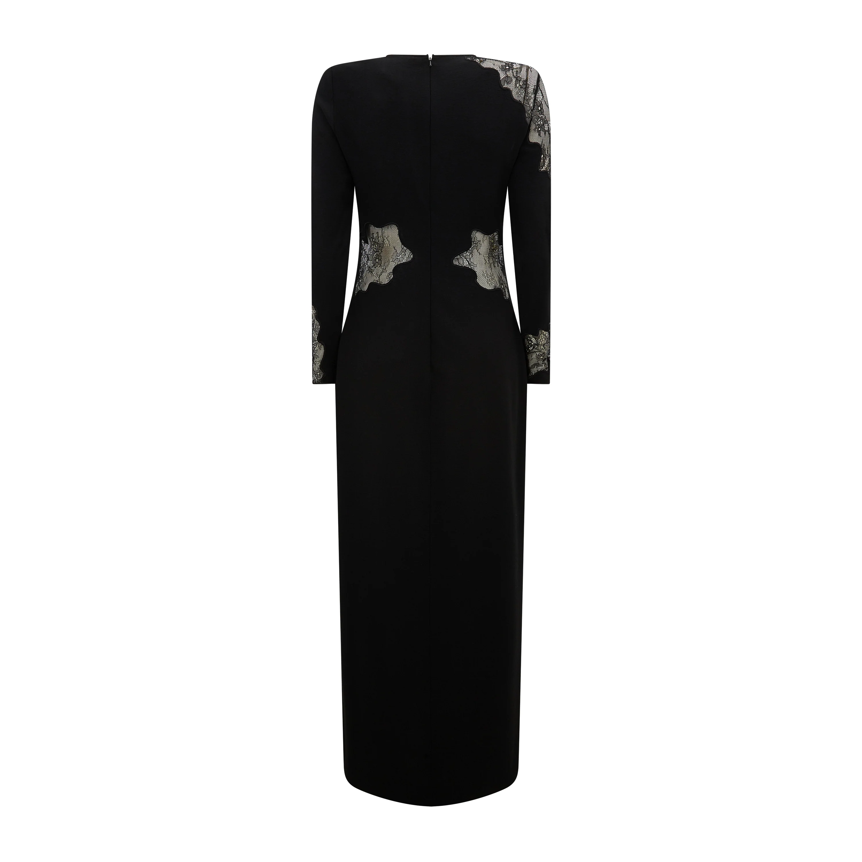 Enziana Lace Wool Dress - Image 2