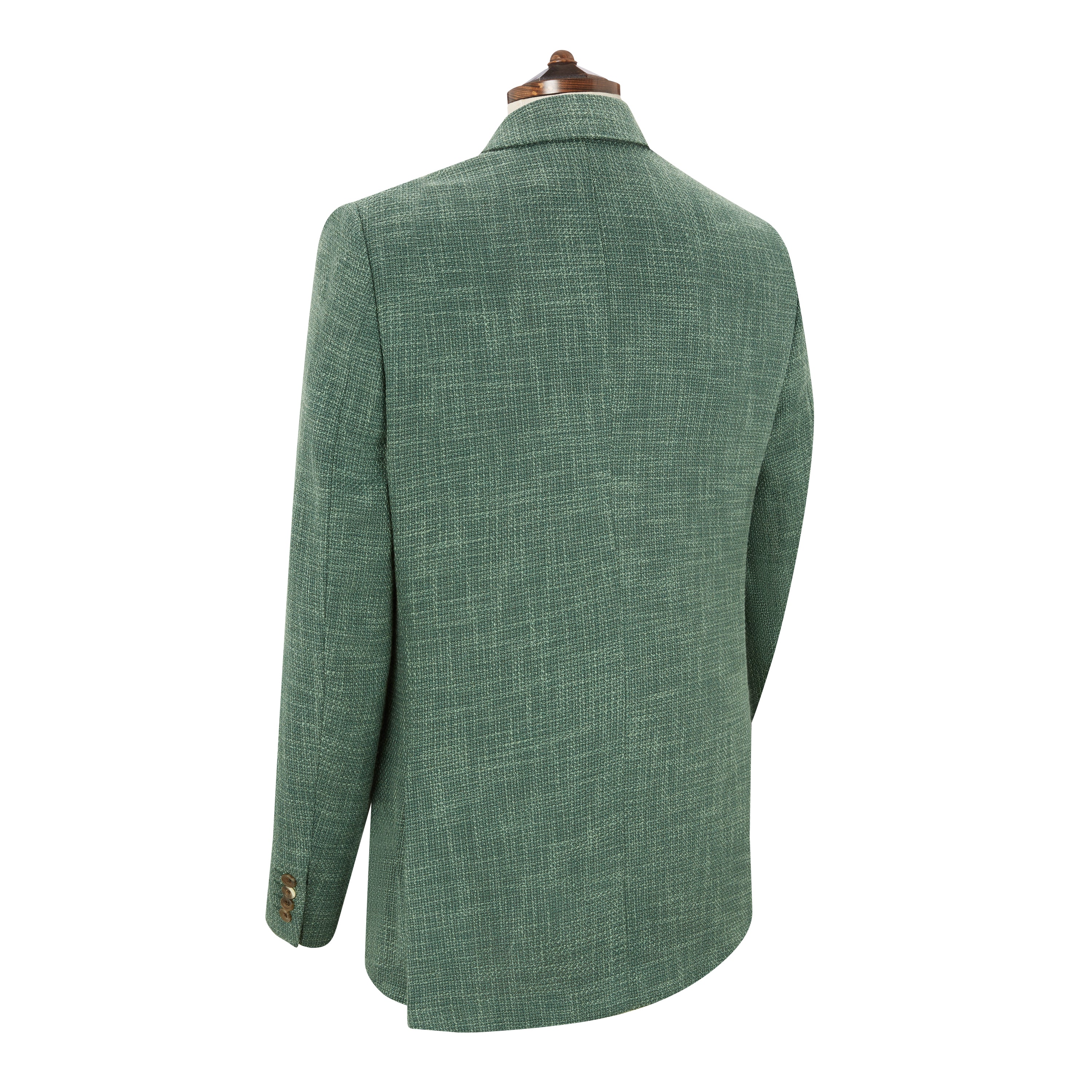Faulkner Pale Green Hopsack Jacket - Image 3