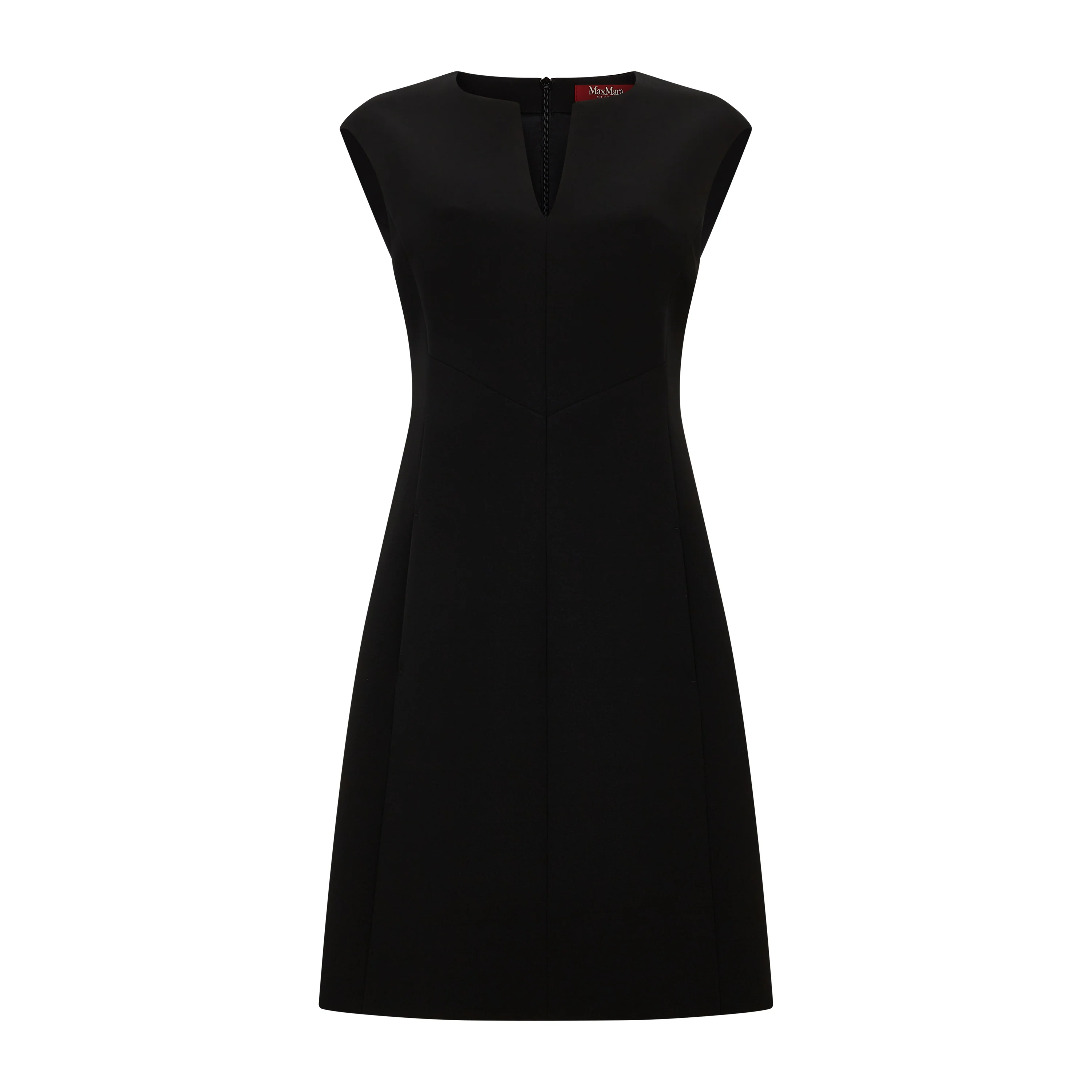 Giunto Tailored Cady V-neck Dress