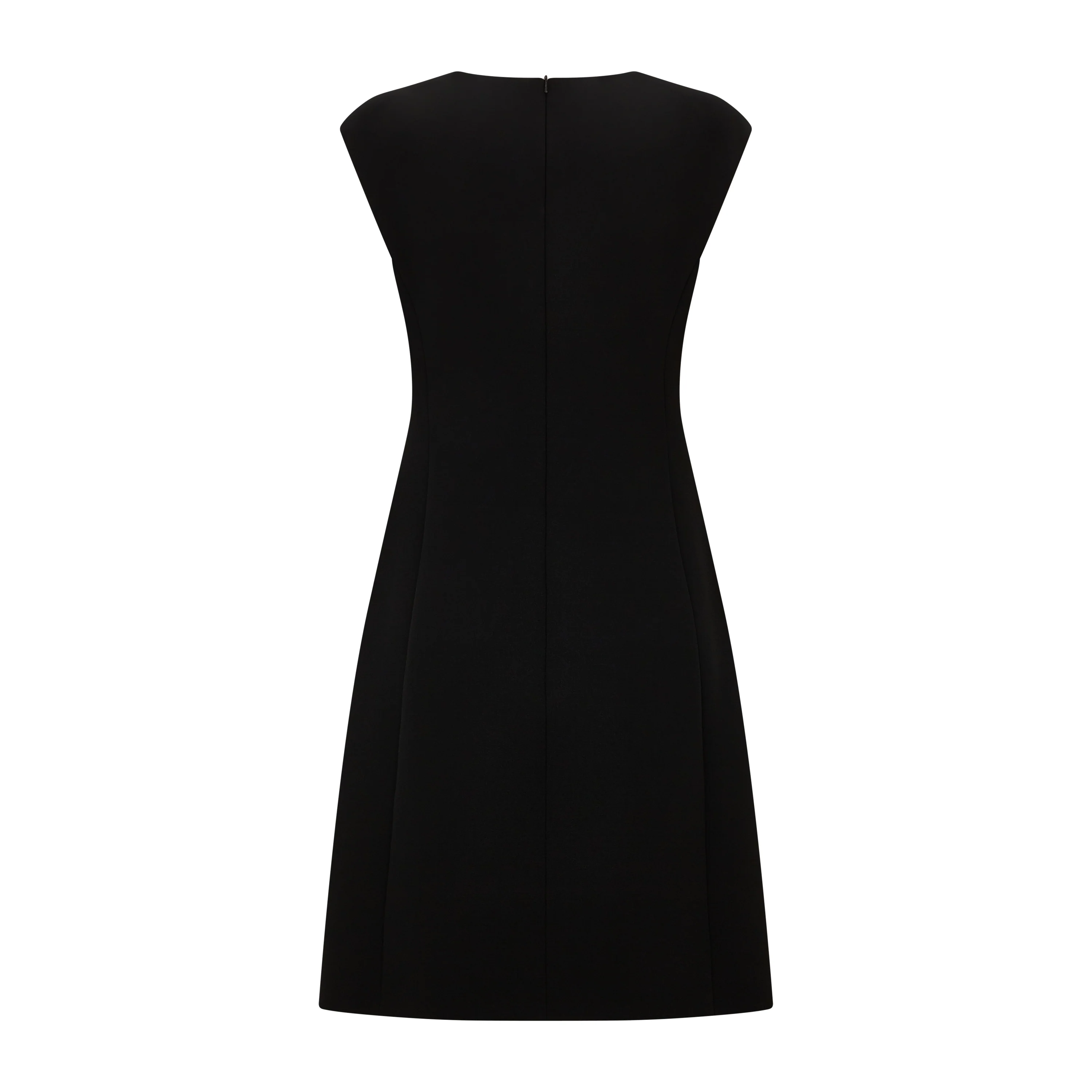 Giunto Tailored Cady V-neck Dress - Image 2