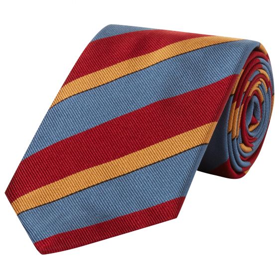 Gray's Inn Field Stripe Silk Tie