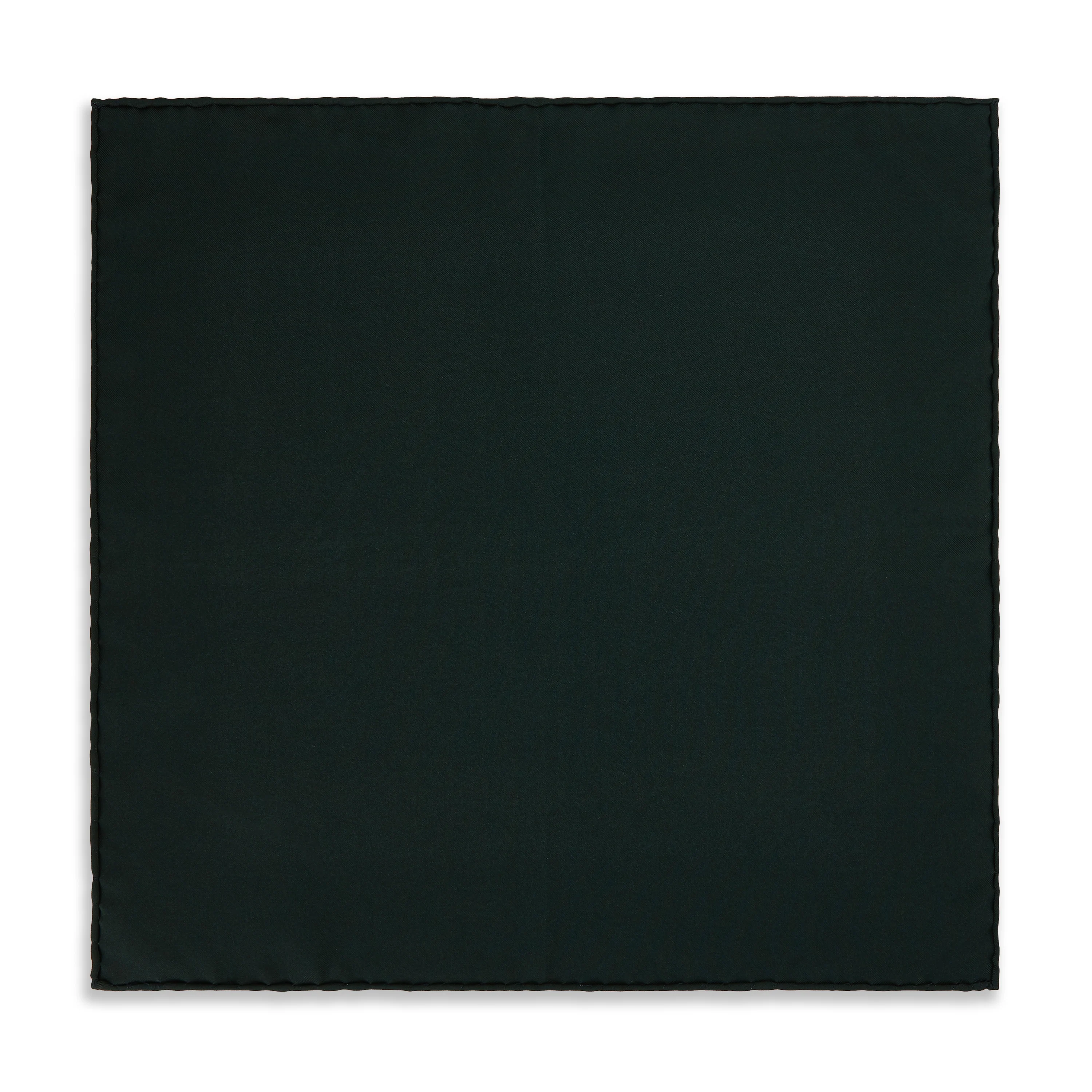 Green Navy Paisley Madder Silk Reversible Pocket Square - Image 3