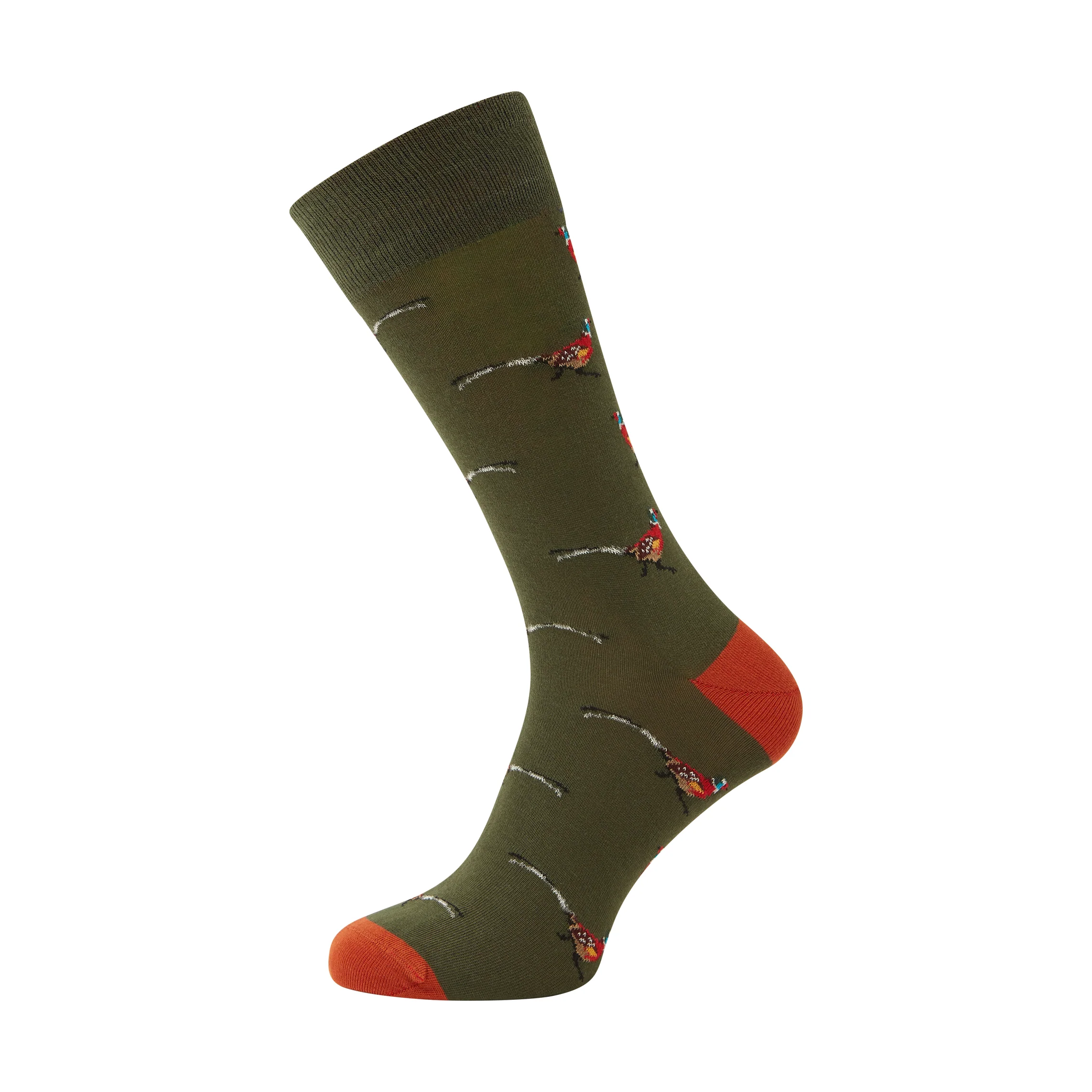 Sutton Green Pheasant Cotton Socks