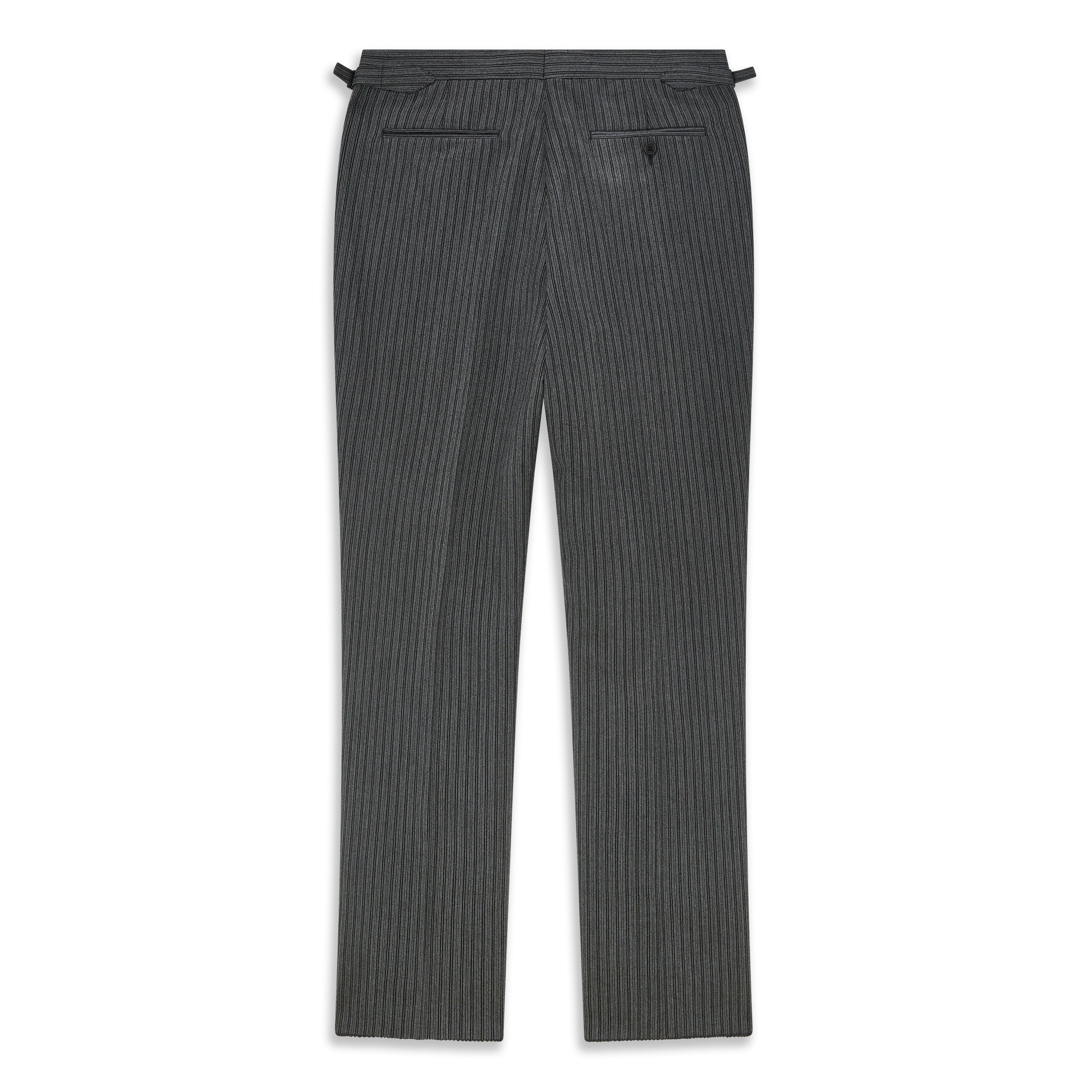 Thorne Grey Stripe Dress Trouser - Image 3