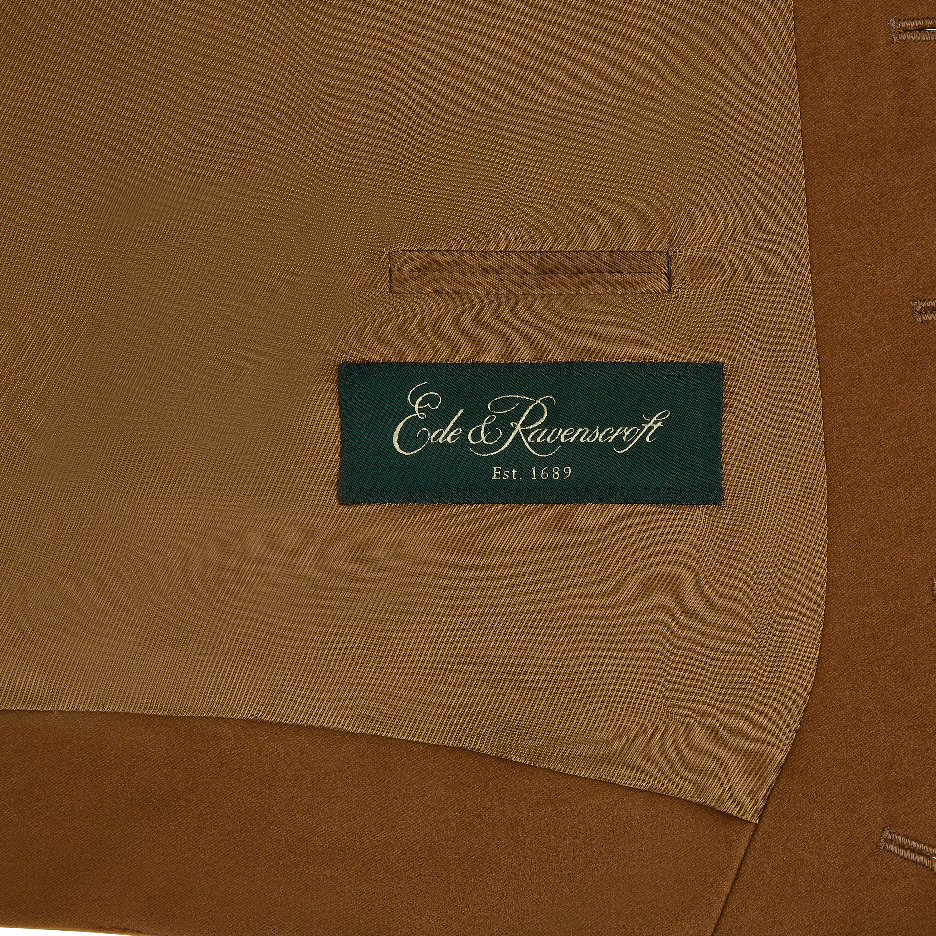 Hadley Camel Moleskin Waistcoat - Image 3