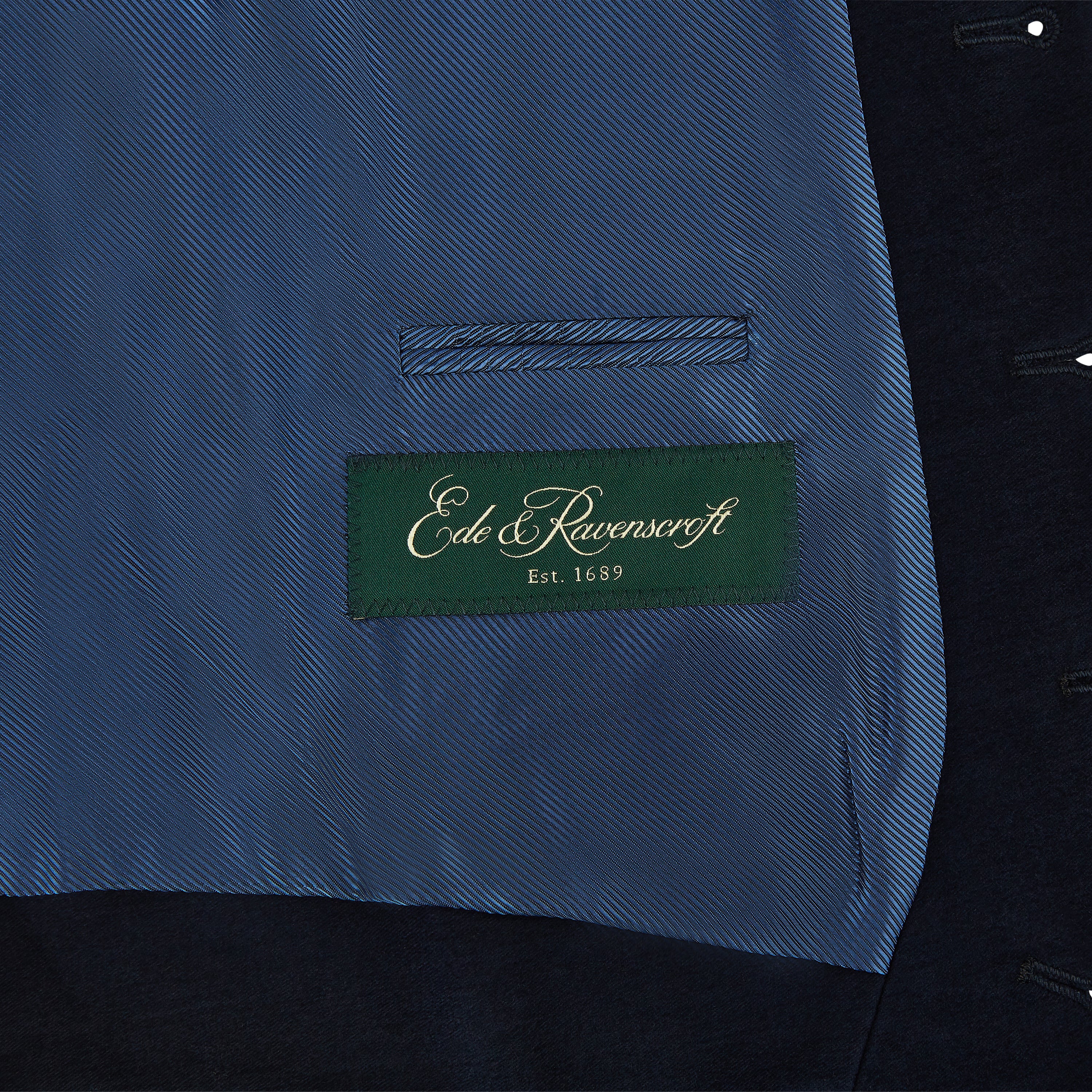 Hadley Navy Moleskin Waistcoat - Image 3