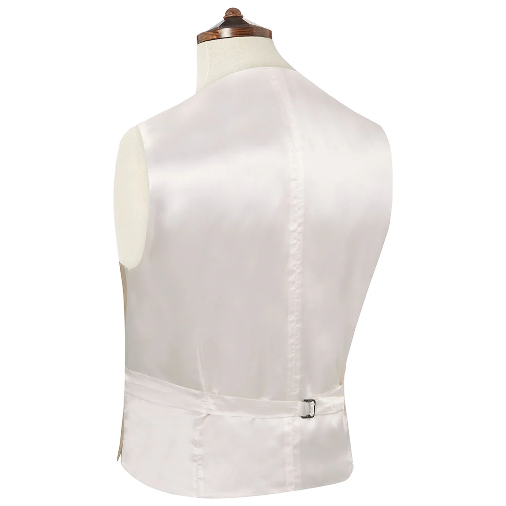 Hayward Beige Linen Waistcoat - Image 2