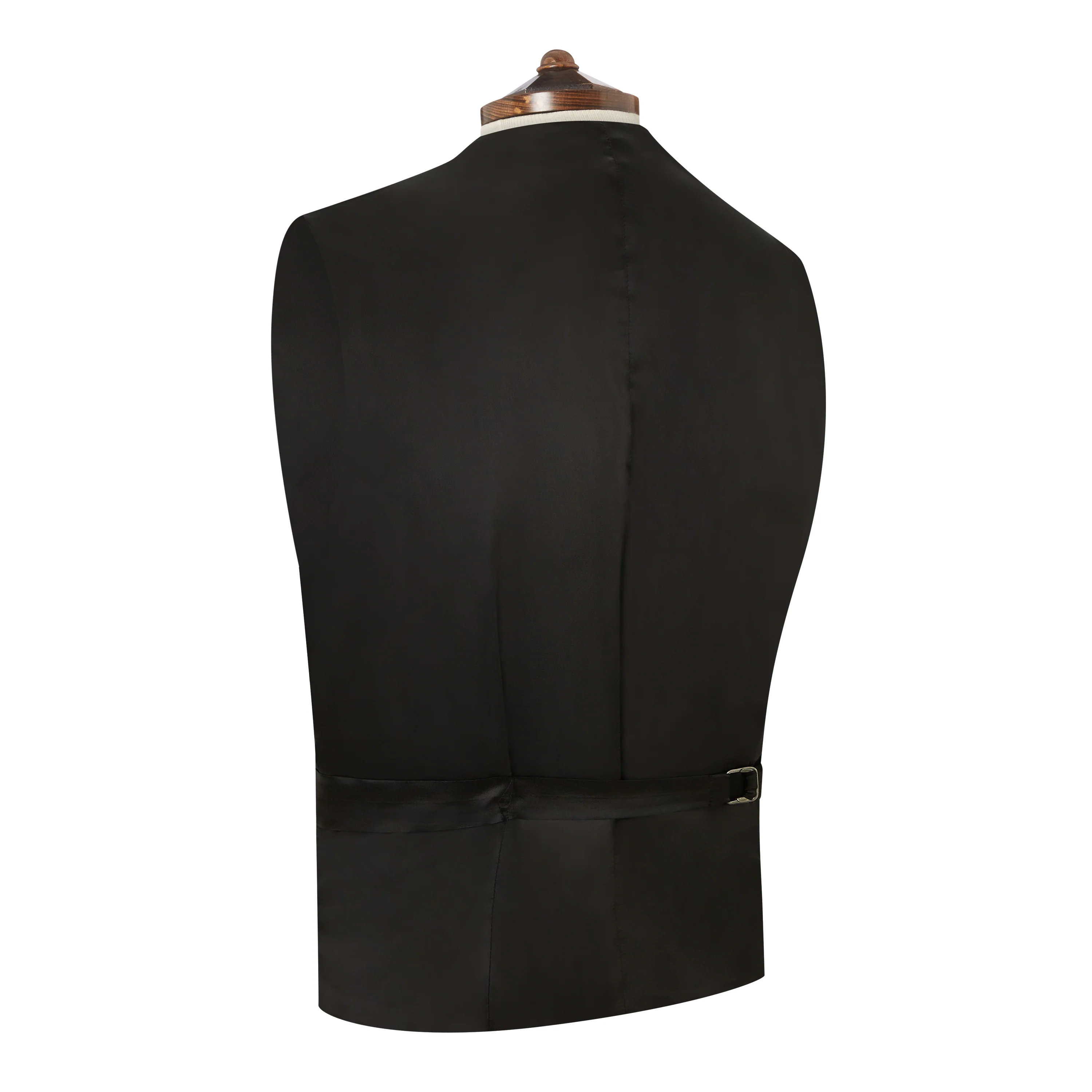 Hayward Blue Black Check Evening Waistcoat - Image 2