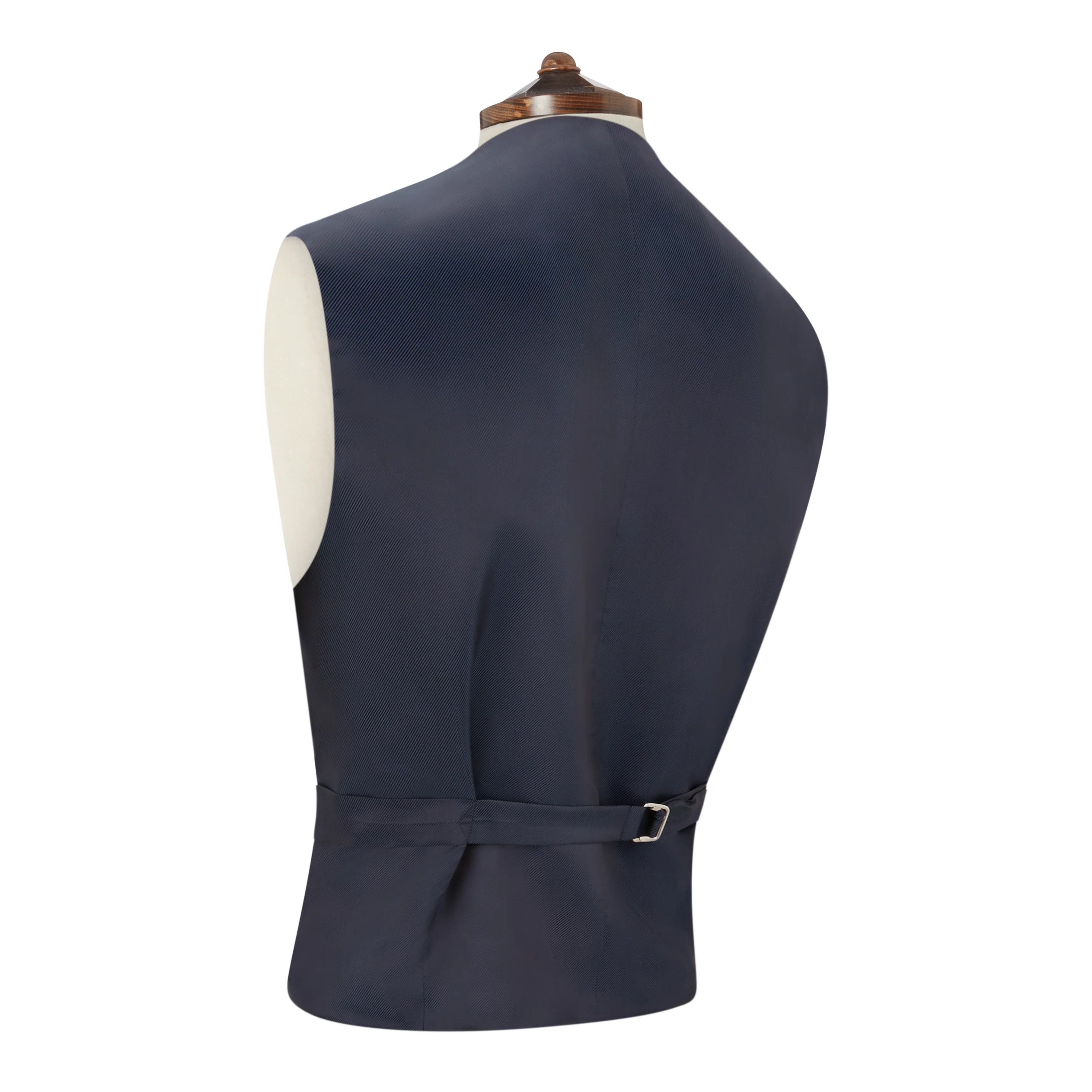 Hayward Navy White Houndstooth Waistcoat - Image 2