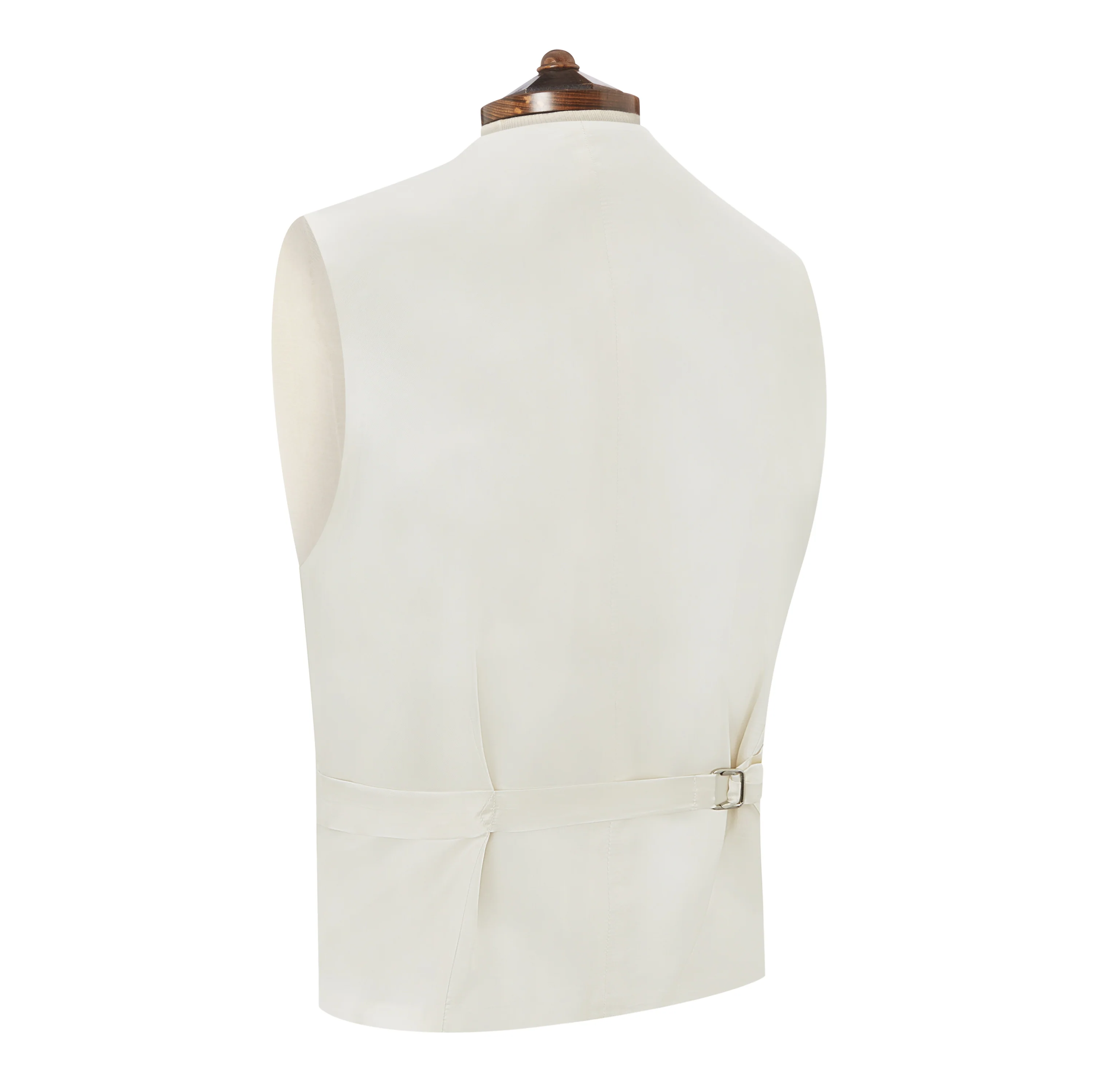 Hayward Blue White Houndstooth Silk Waistcoat - Image 2