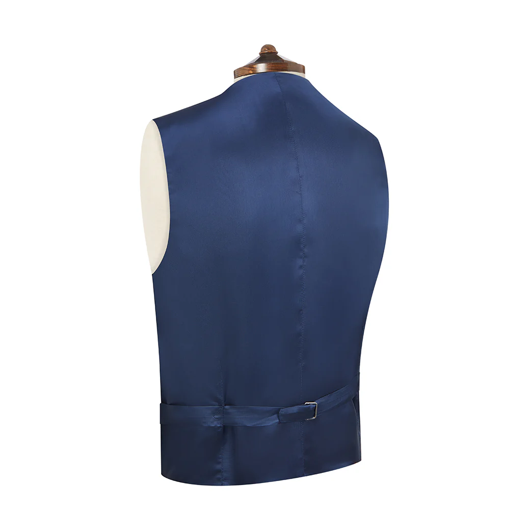 Hayward Navy Fine Twill Wool Waistcoat - Image 2