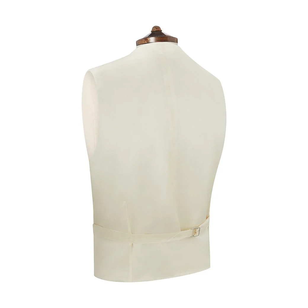 Hayward Pale Blue Geometric Wool Silk Waistcoat - Image 2