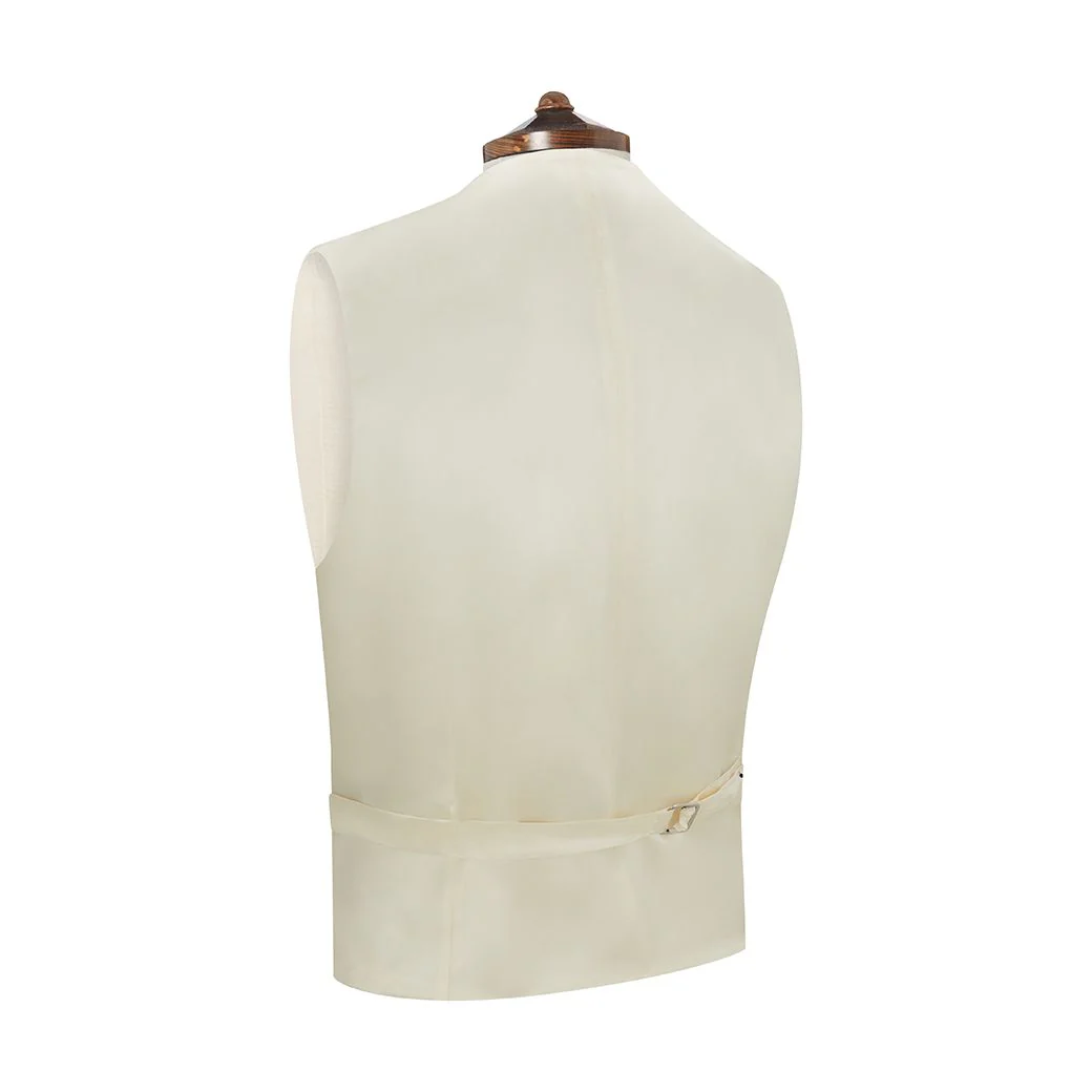 Hayward Pale Blue Wave Silk Waistcoat - Image 2
