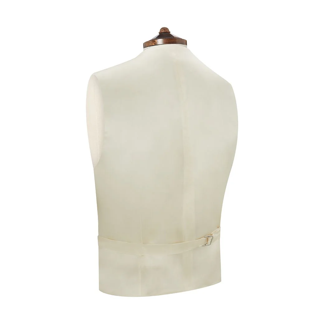 Hayward Pale Pink Wave Silk Waistcoat - Image 2