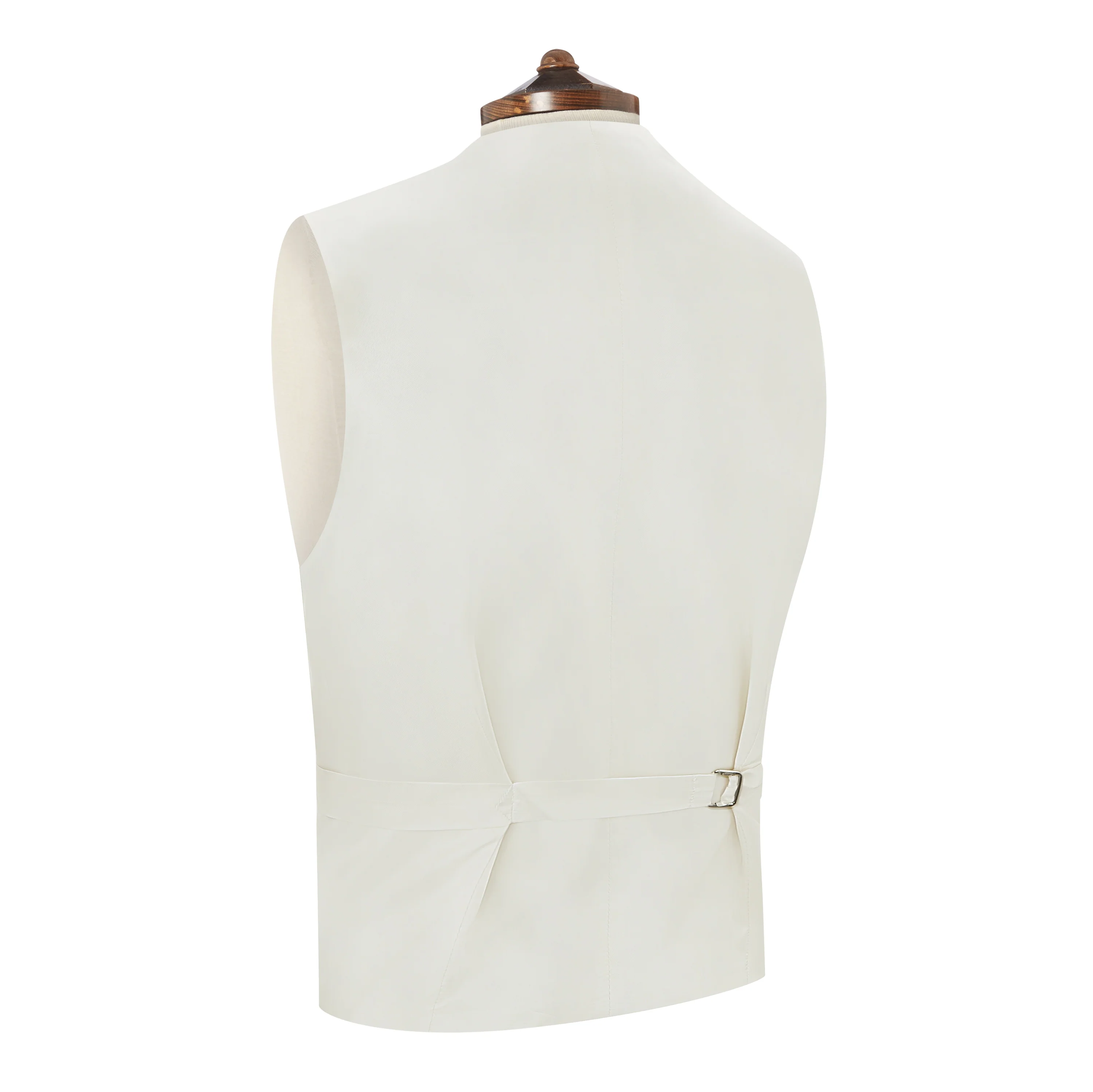 Hayward Pink White Houndstooth Silk Waistcoat - Image 2
