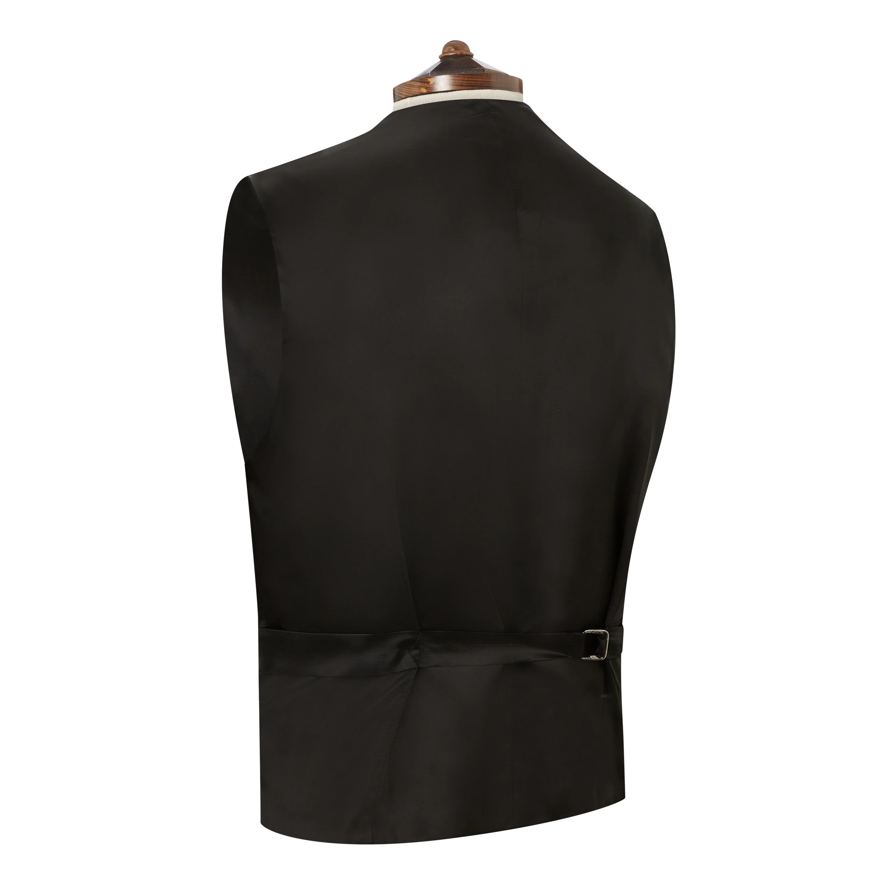 Hayward Teal Black Check Evening Waistcoat - Image 2