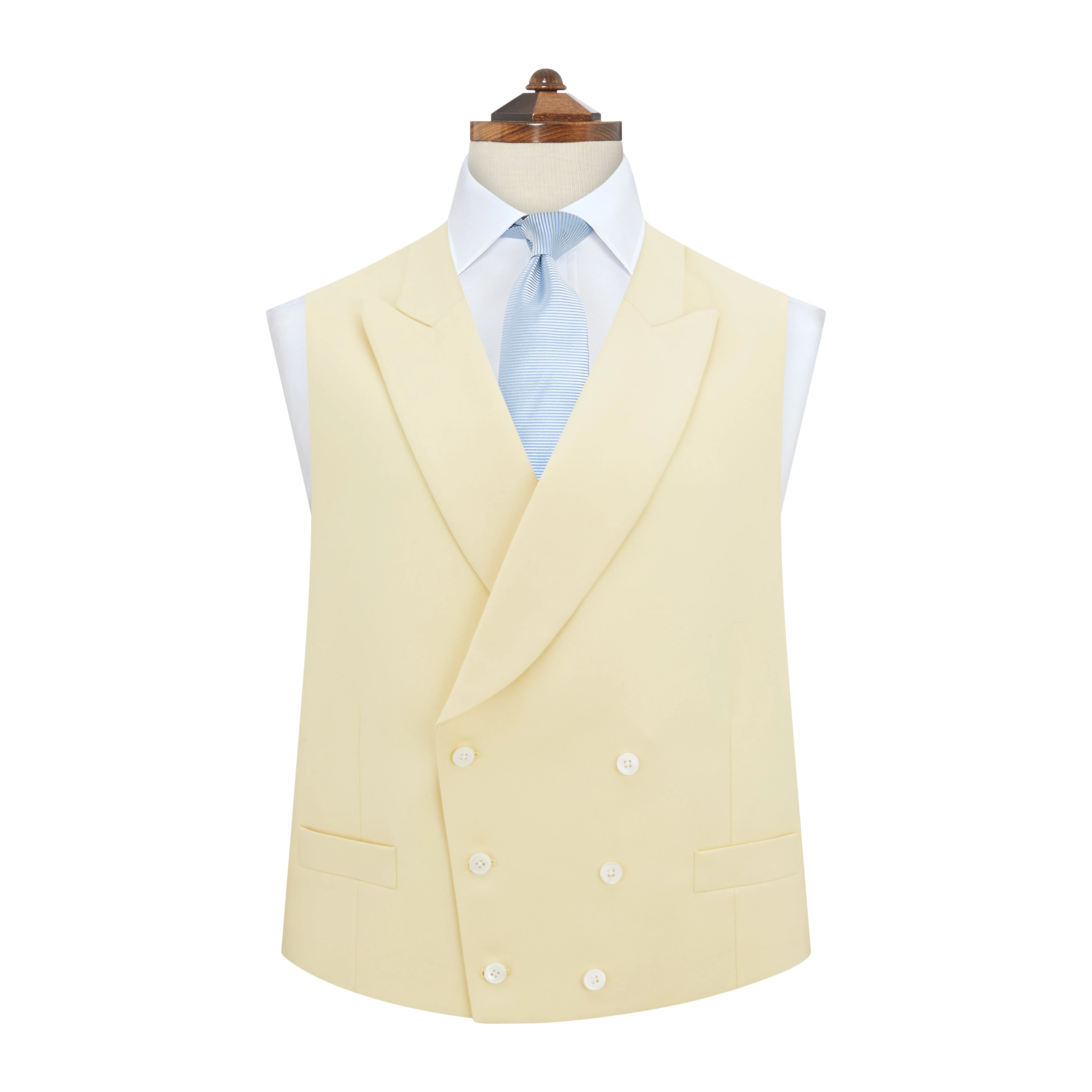 Hayward Yellow Wool Waistcoat