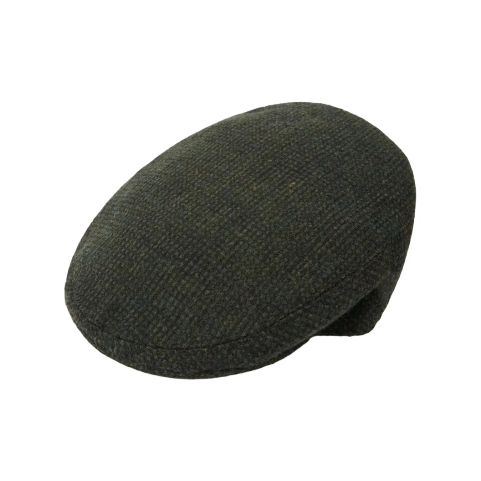 Heydon Green Marl Flat Cap