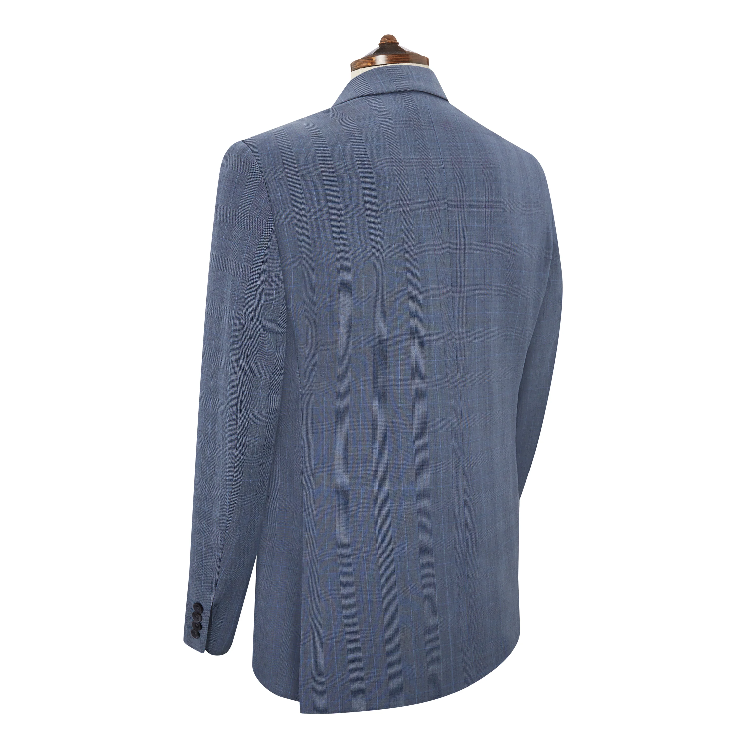 Holborn Blue Grey Prince Of Wales Check Suit - Image 2