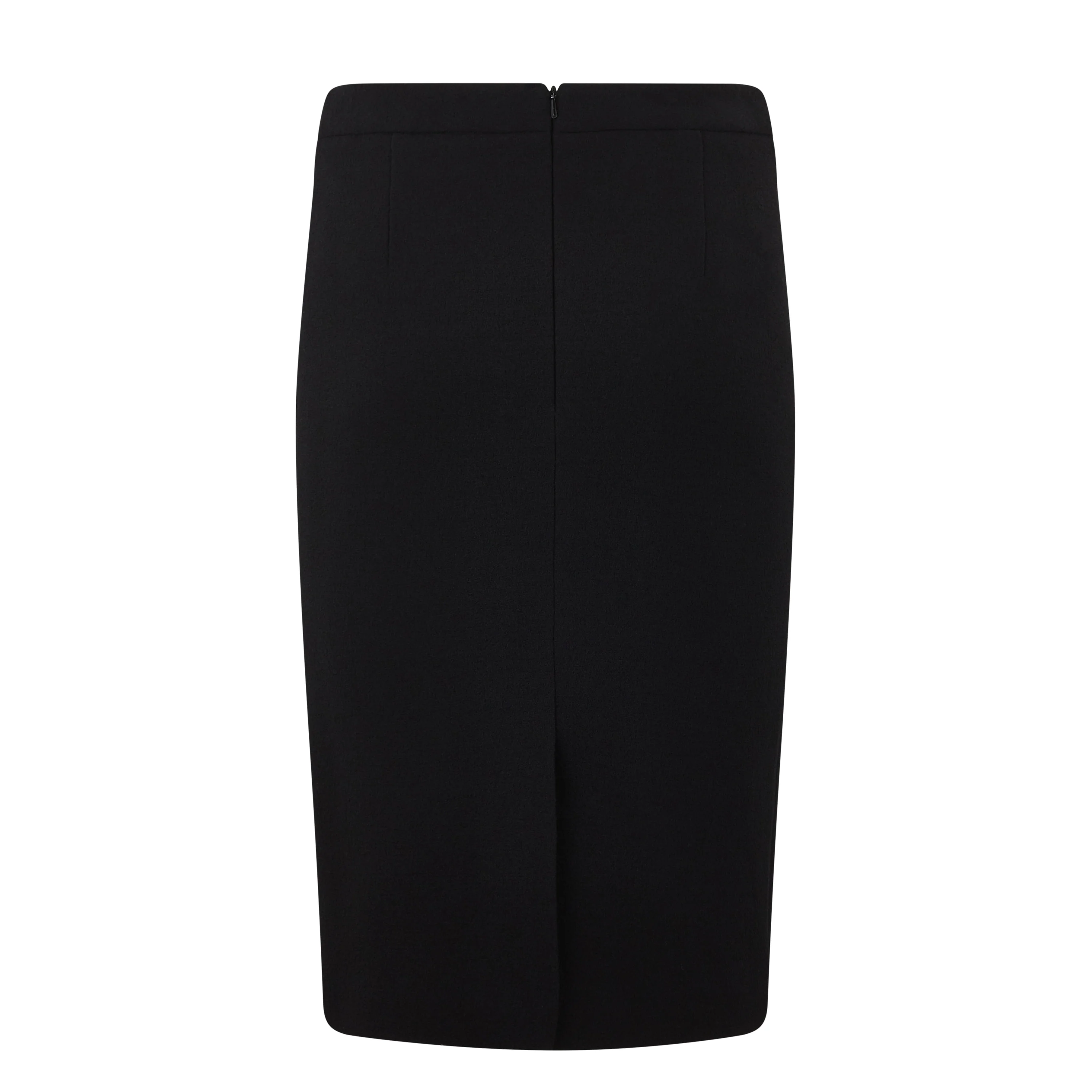 Holda Tailored Wool Crepe Skirt - Image 2