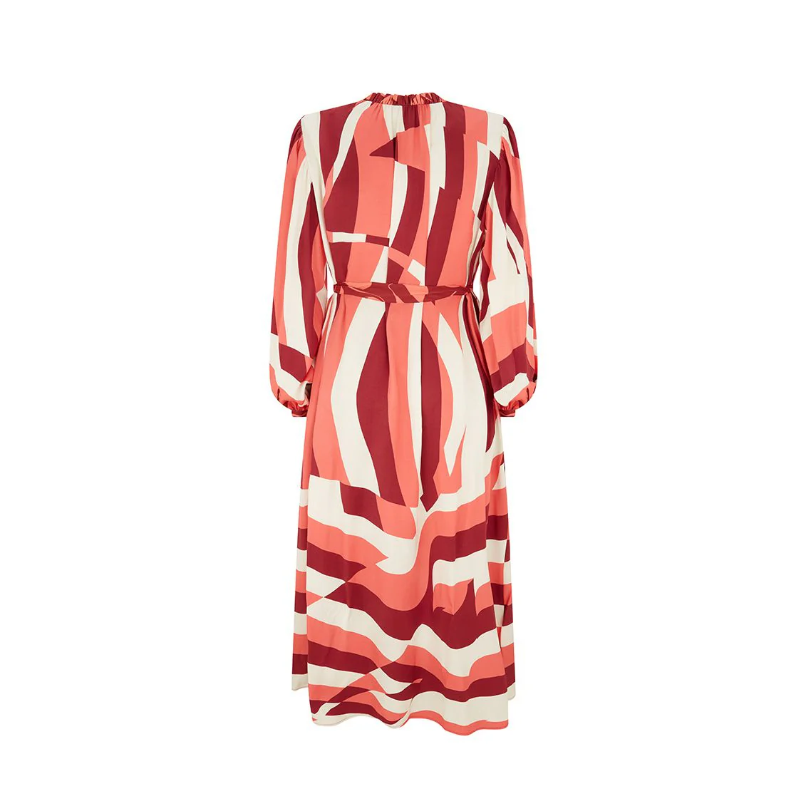 Hugo Boss Detola Print Dress Pink - Image 2